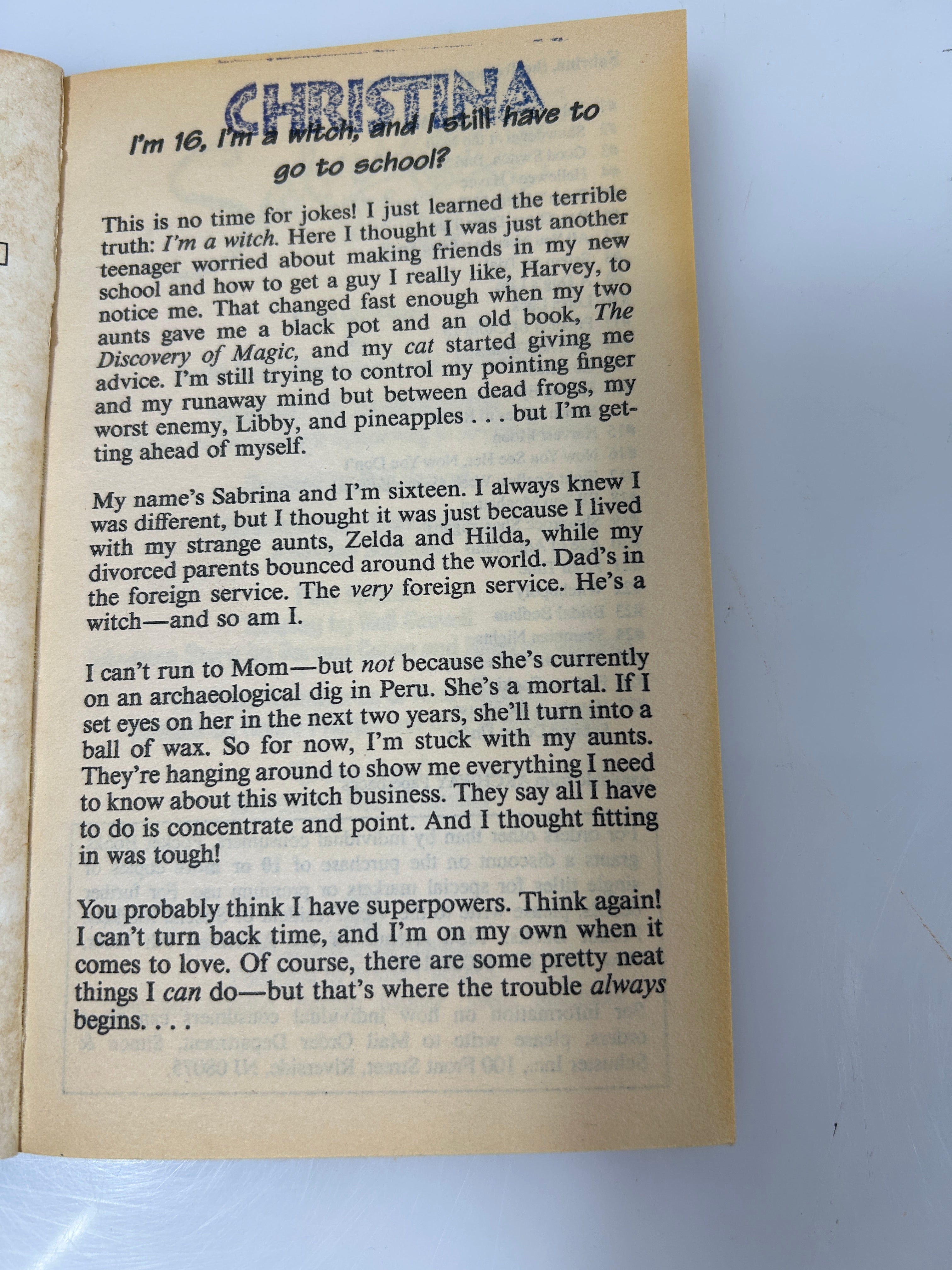 Lot Of 6 Vintage Sabrina the Teenage Witch/Salem's Tails/Magic Handbook Lot SC