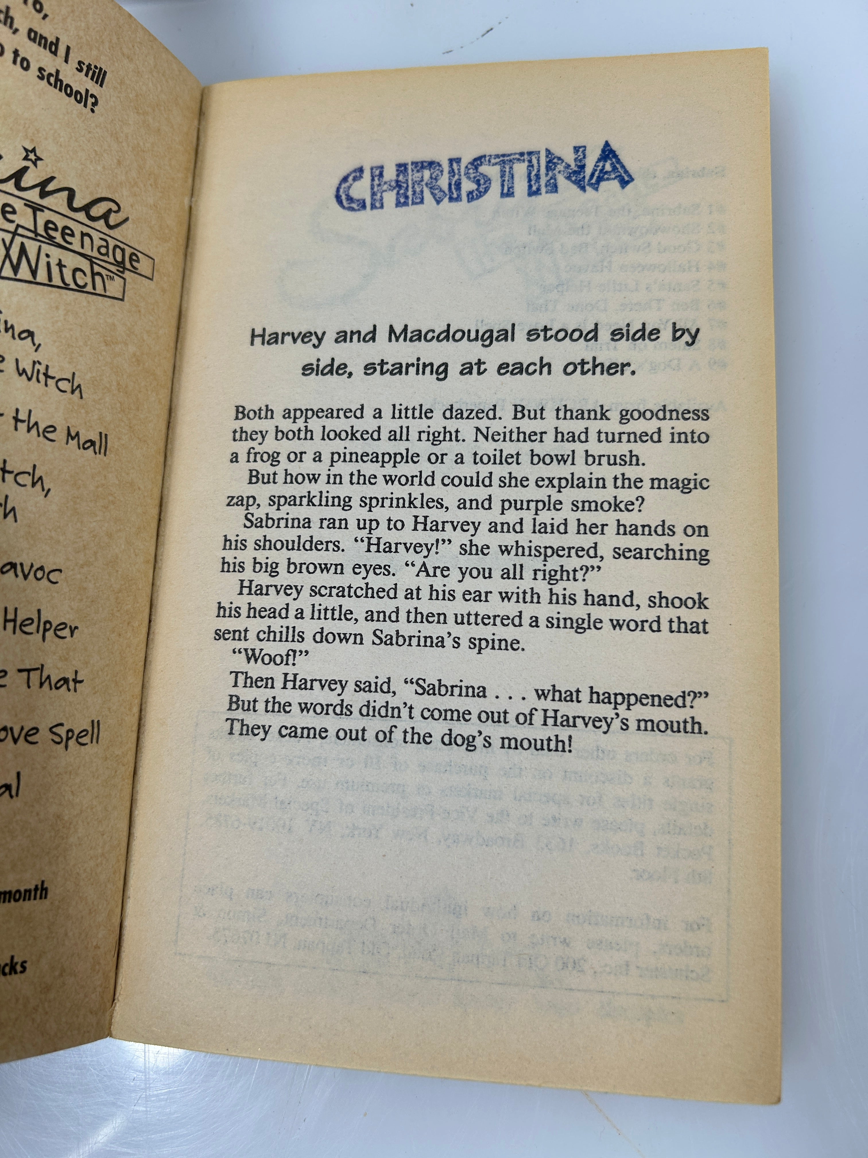 Lot Of 6 Vintage Sabrina the Teenage Witch/Salem's Tails/Magic Handbook Lot SC