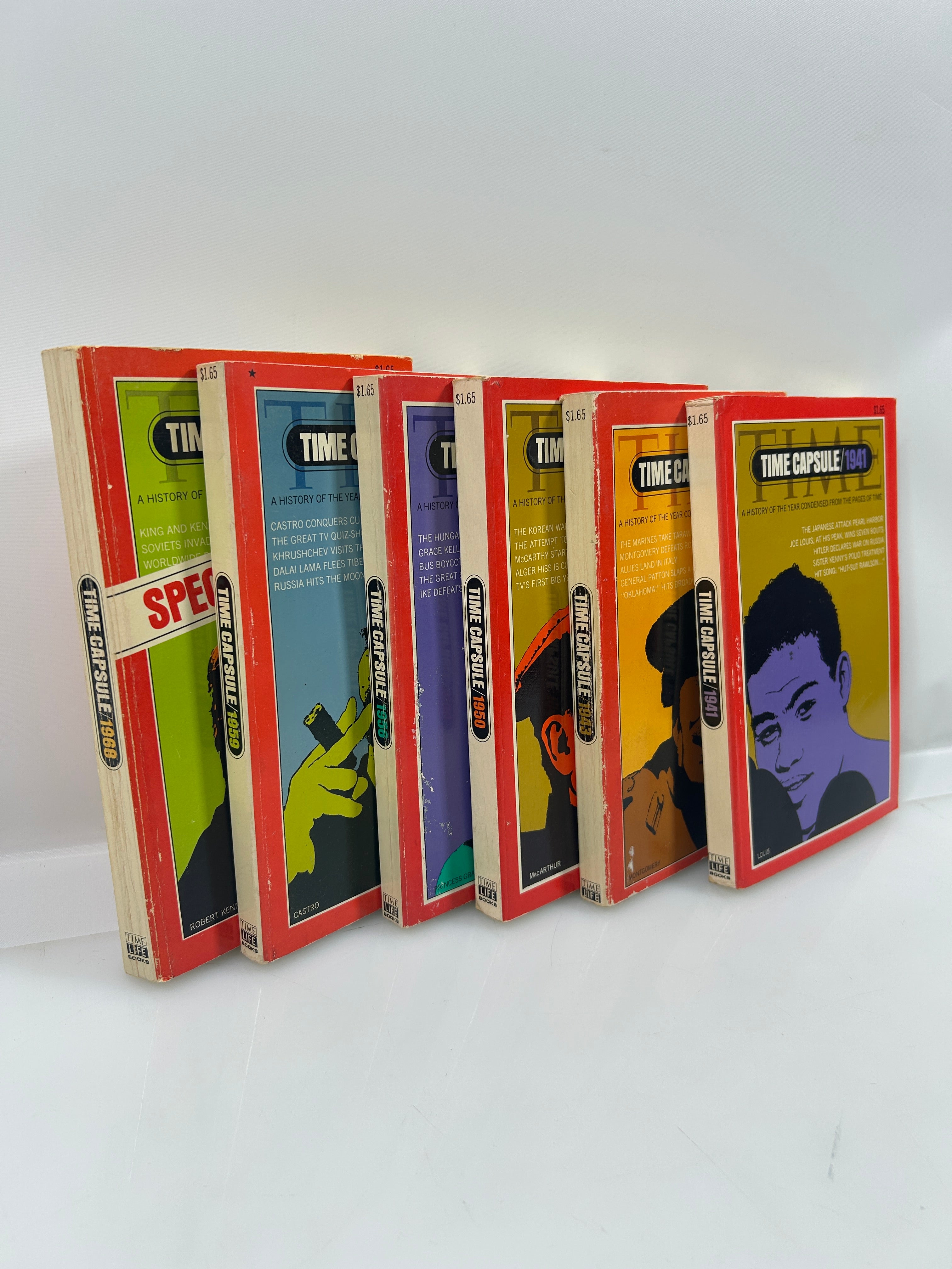 Lot of 6 Vols: Time Capsule 1941, 1943, 1950, 1958, 1959, & 1968 SC