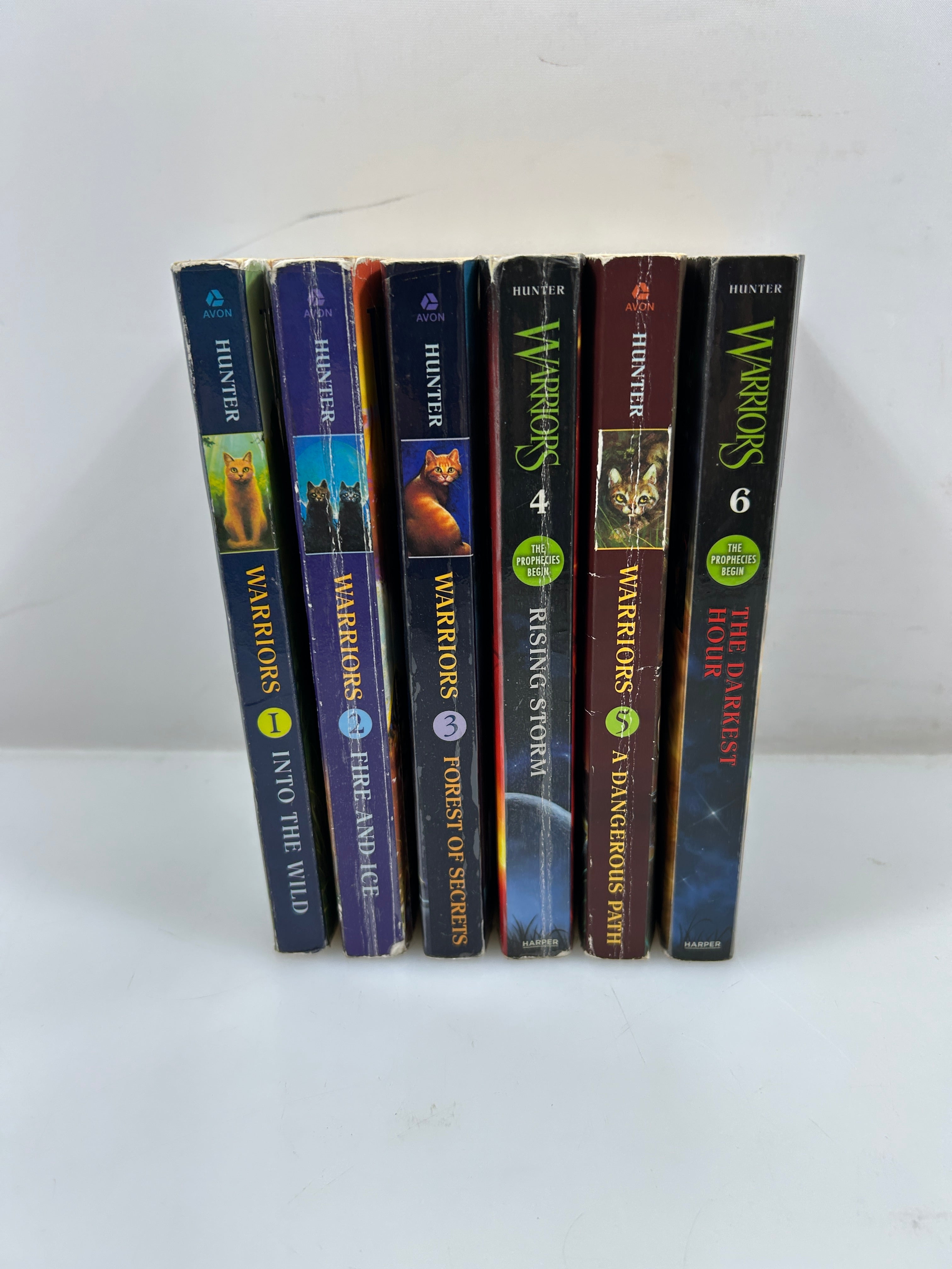 Lot of 6 Warrior Cats The Prophecies Begin SC
