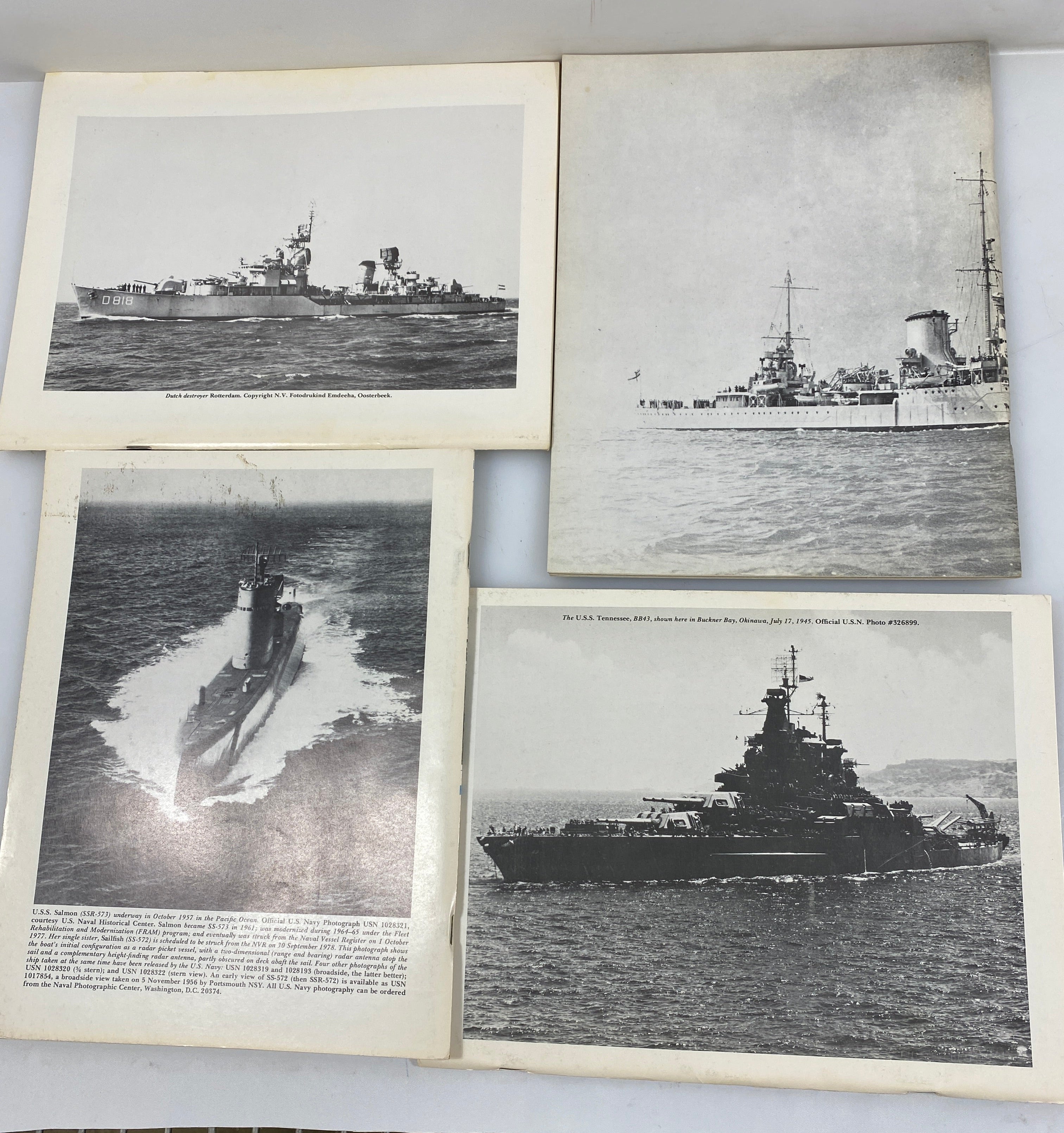 Lot of 6 Warship International Magazines 1978-1979
