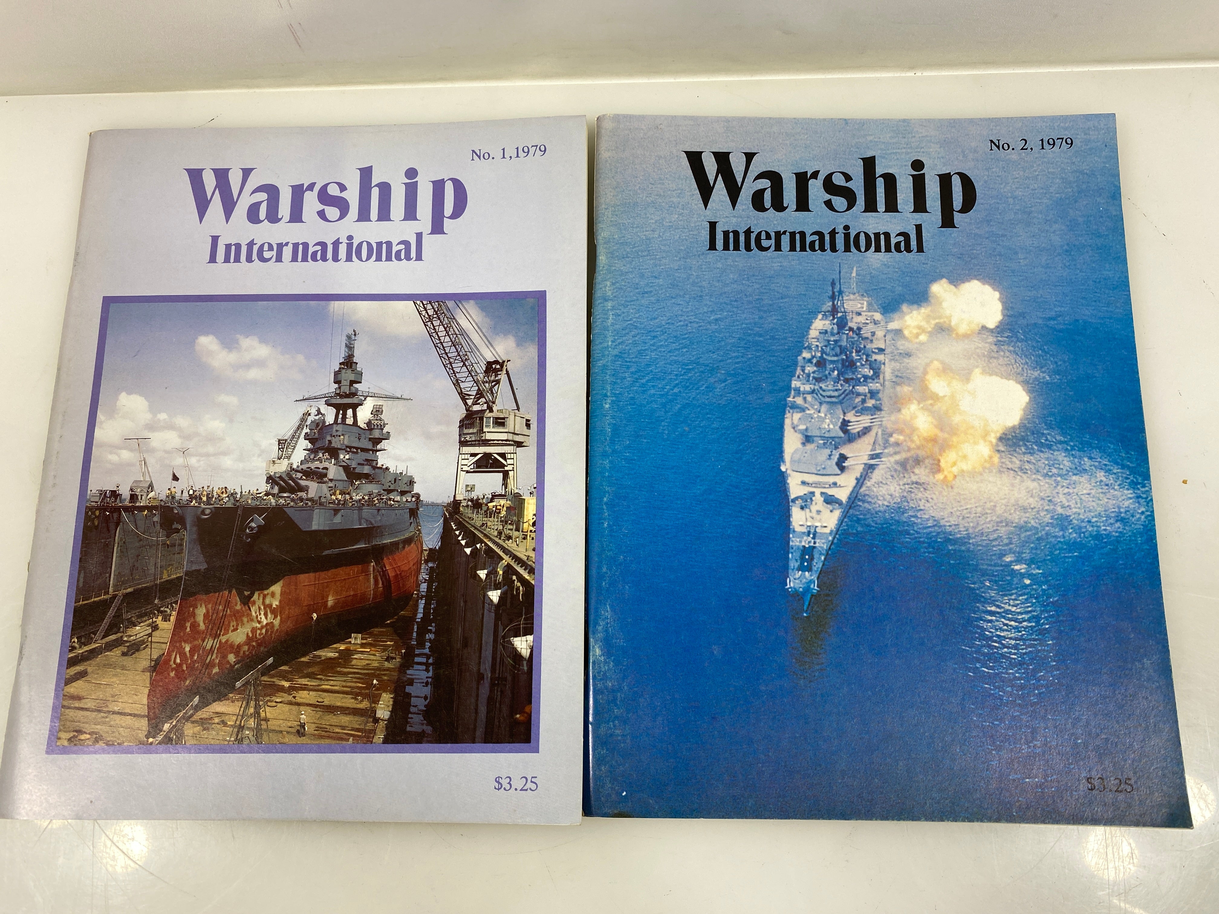 Lot of 6 Warship International Magazines 1978-1979