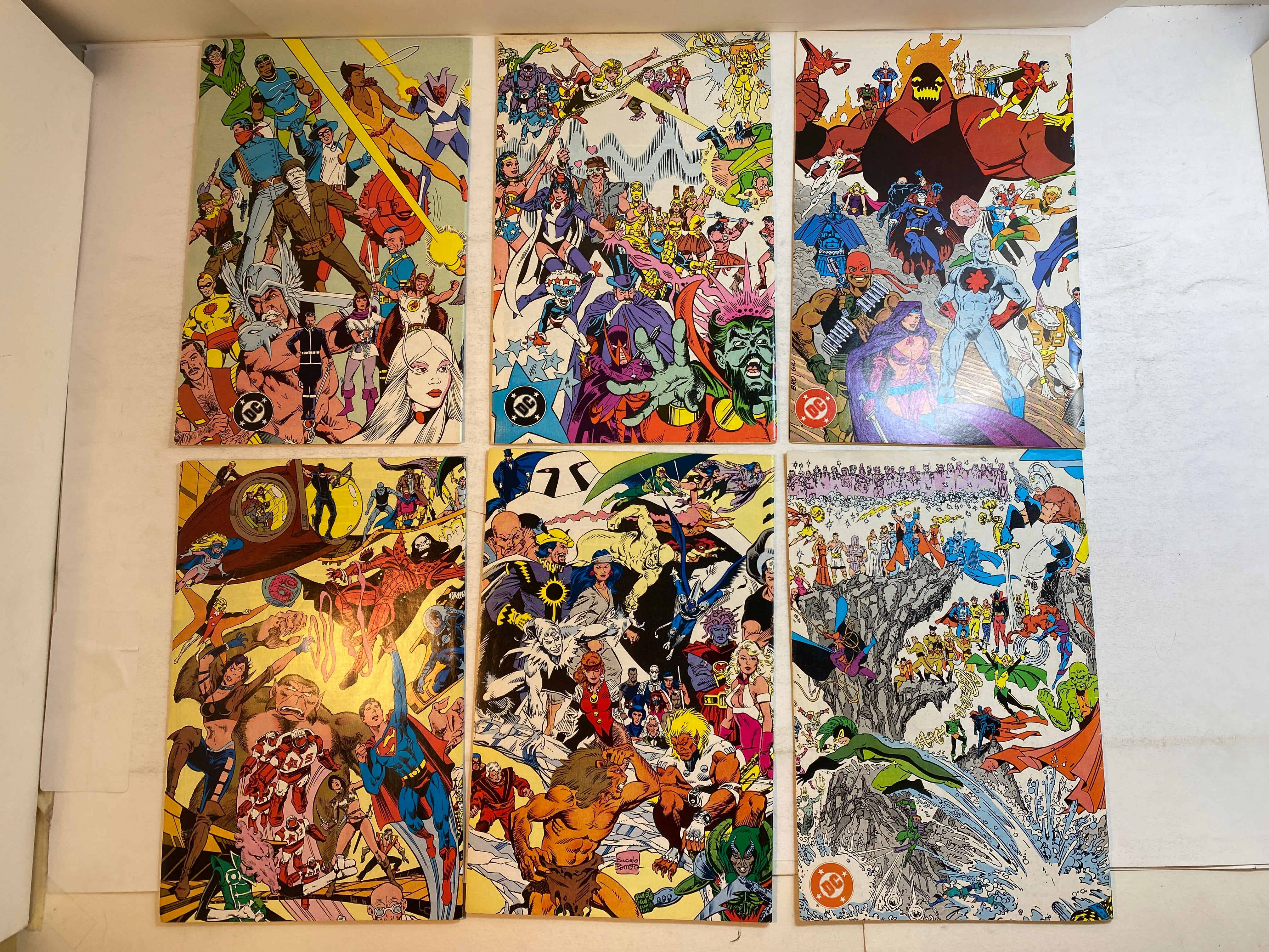 Lot of 6 Who's Who DC Comics 1987