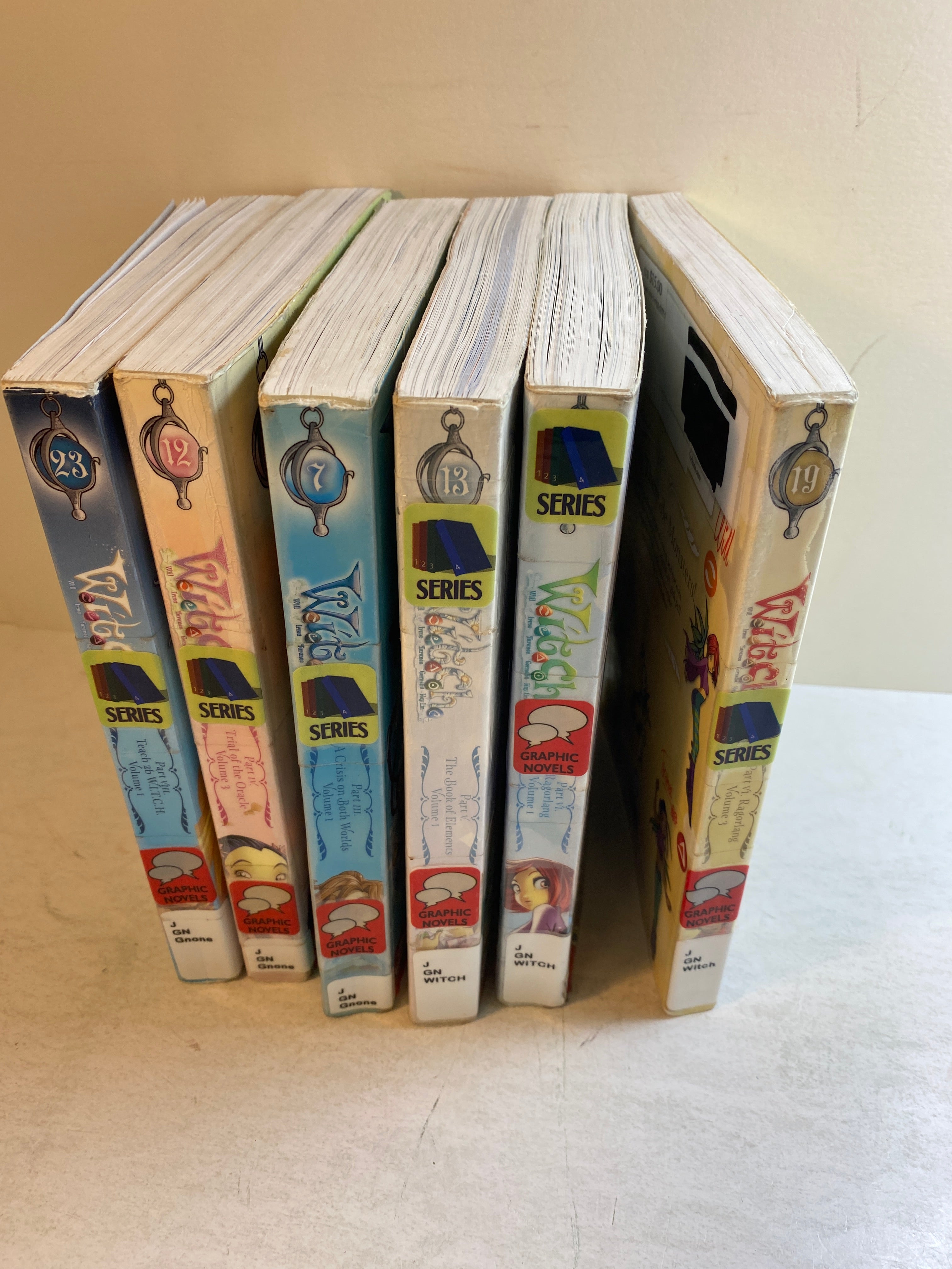 Lot of 6 Witch Graphic Novels SC Ex Lib 2018-2021