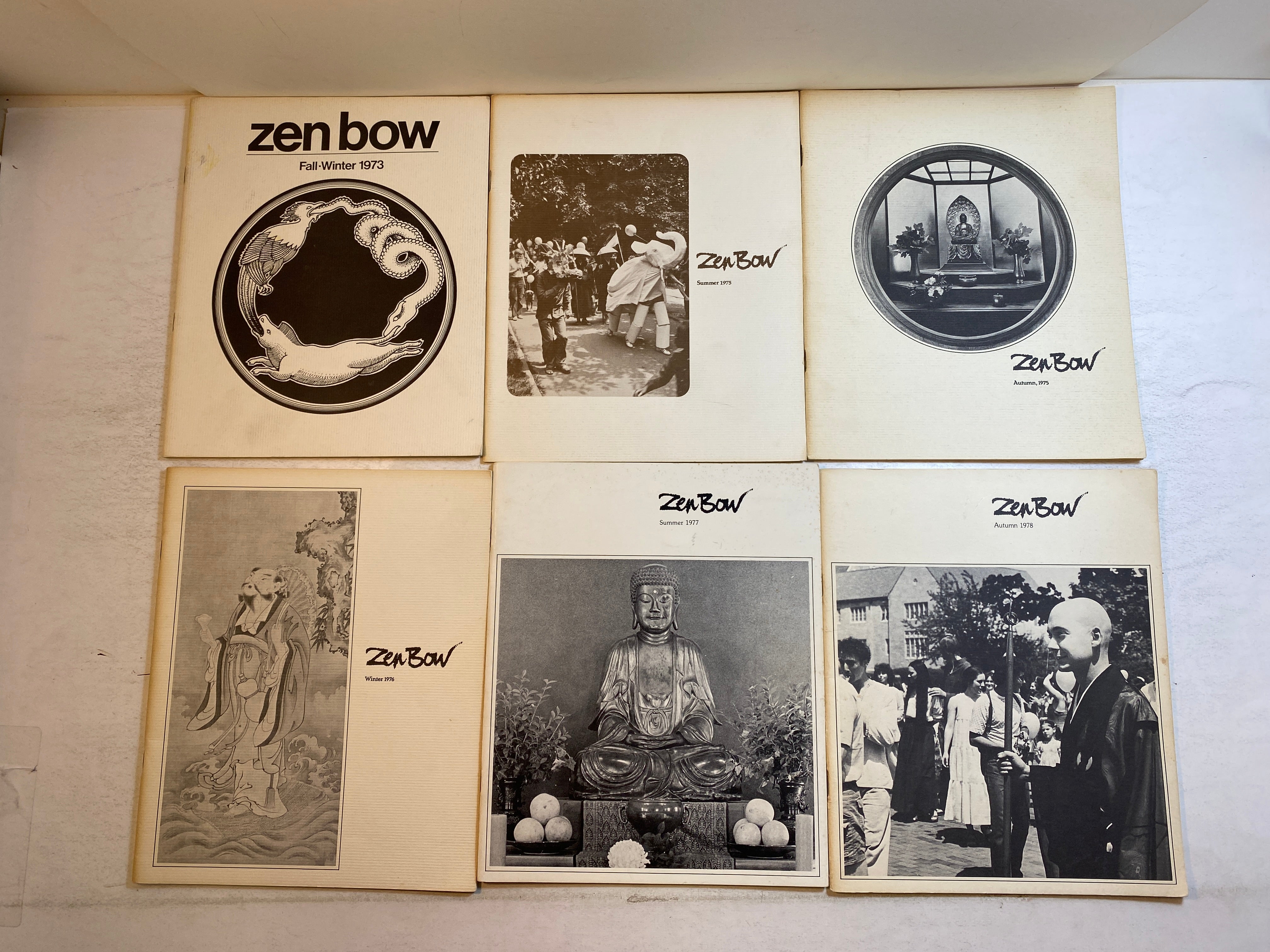 Lot of 6 Zen Bow Magazines 1973-1978