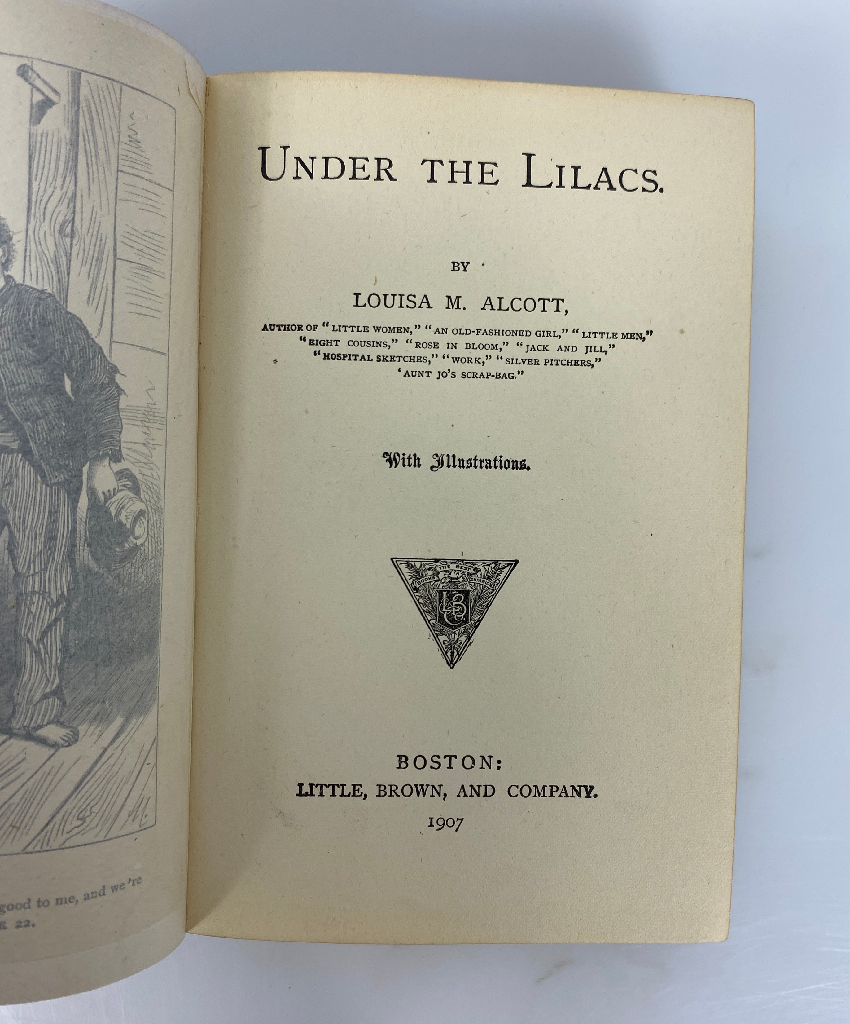 Lot of 7 Antique Louisa May Alcott incl Little Women & Little Men 1906-07 HC