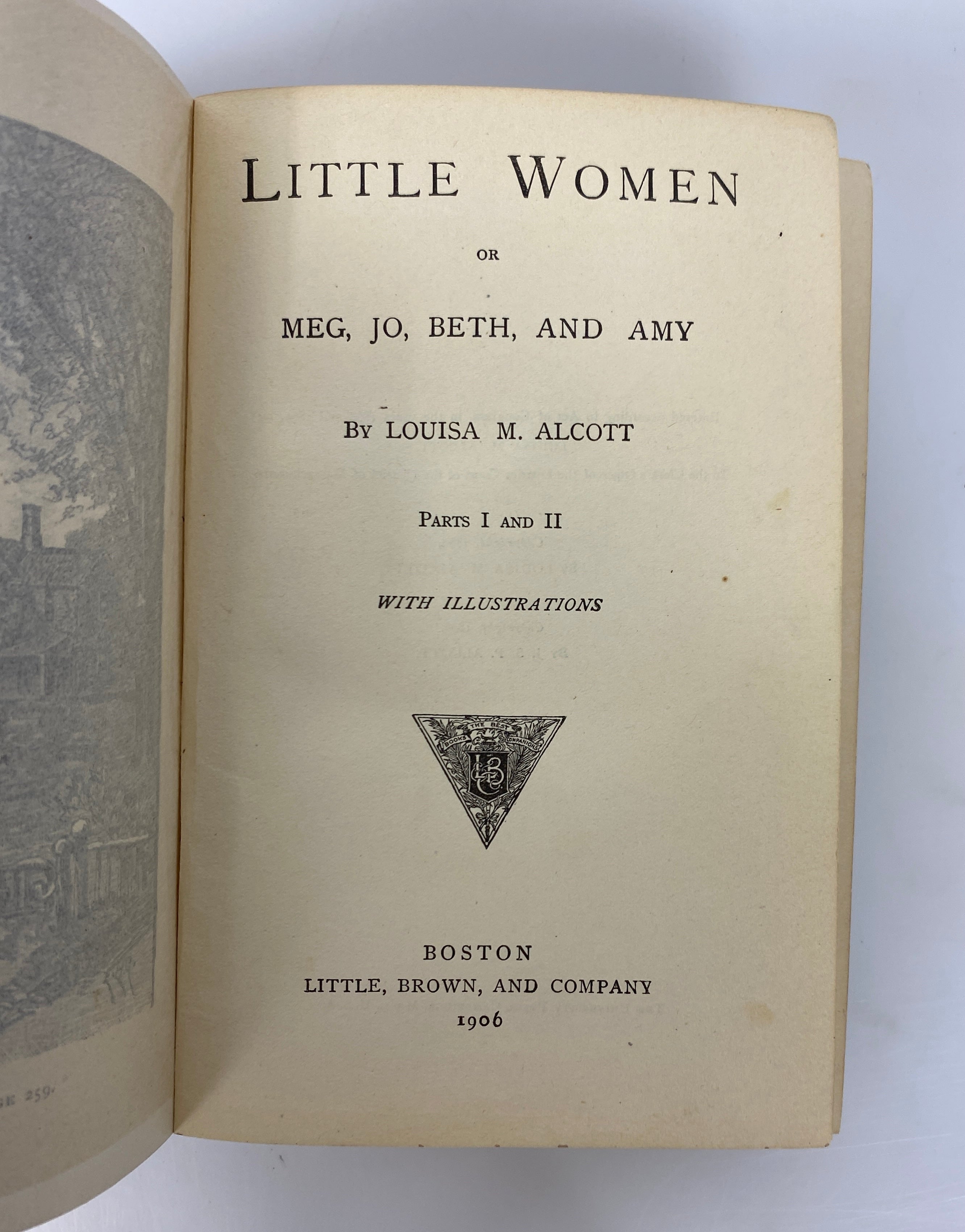 Lot of 7 Antique Louisa May Alcott incl Little Women & Little Men 1906-07 HC