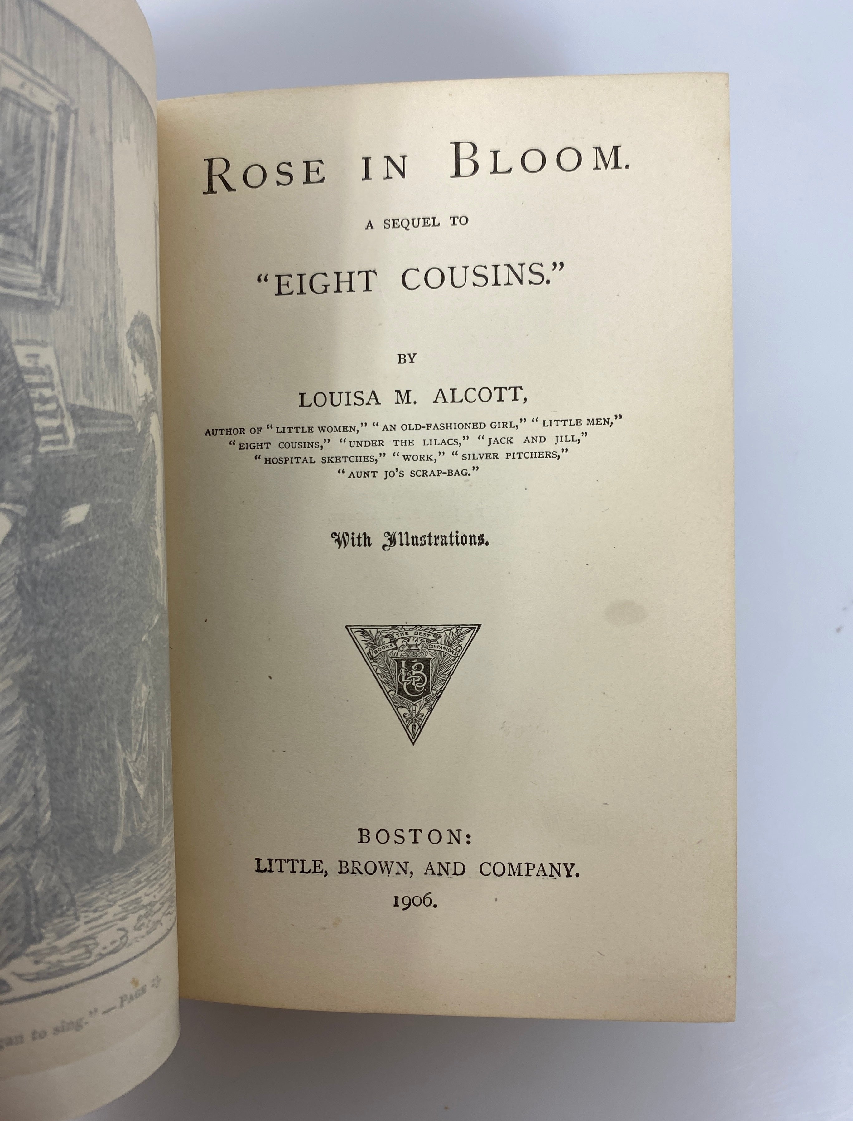 Lot of 7 Antique Louisa May Alcott incl Little Women & Little Men 1906-07 HC
