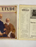 Lot of 7 Antique The Etude Magazine: February 1912-February 1919 SC