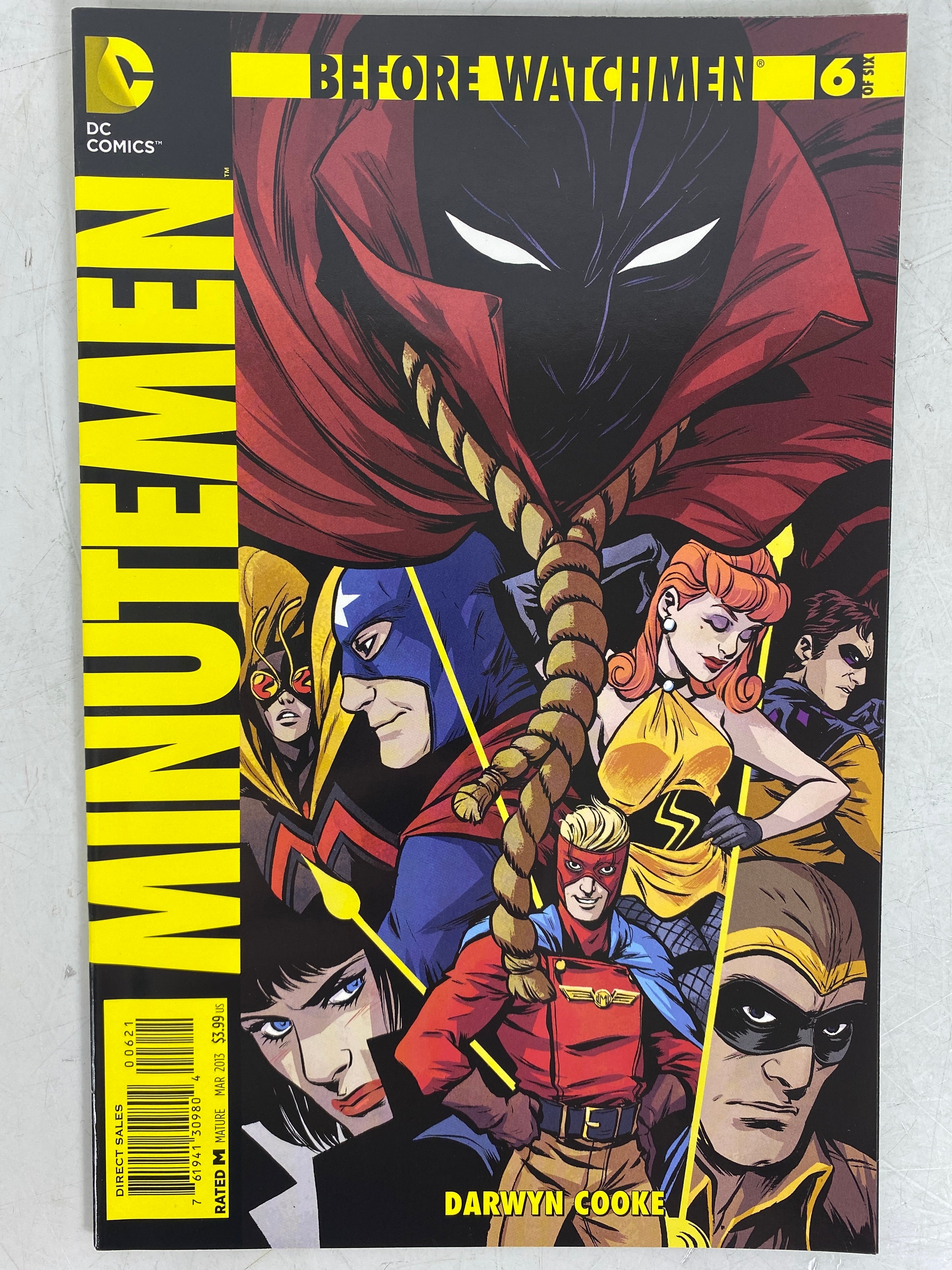 Lot of 7 Before Watchmen Minutemen #1-6 with Variant (2012-2013)