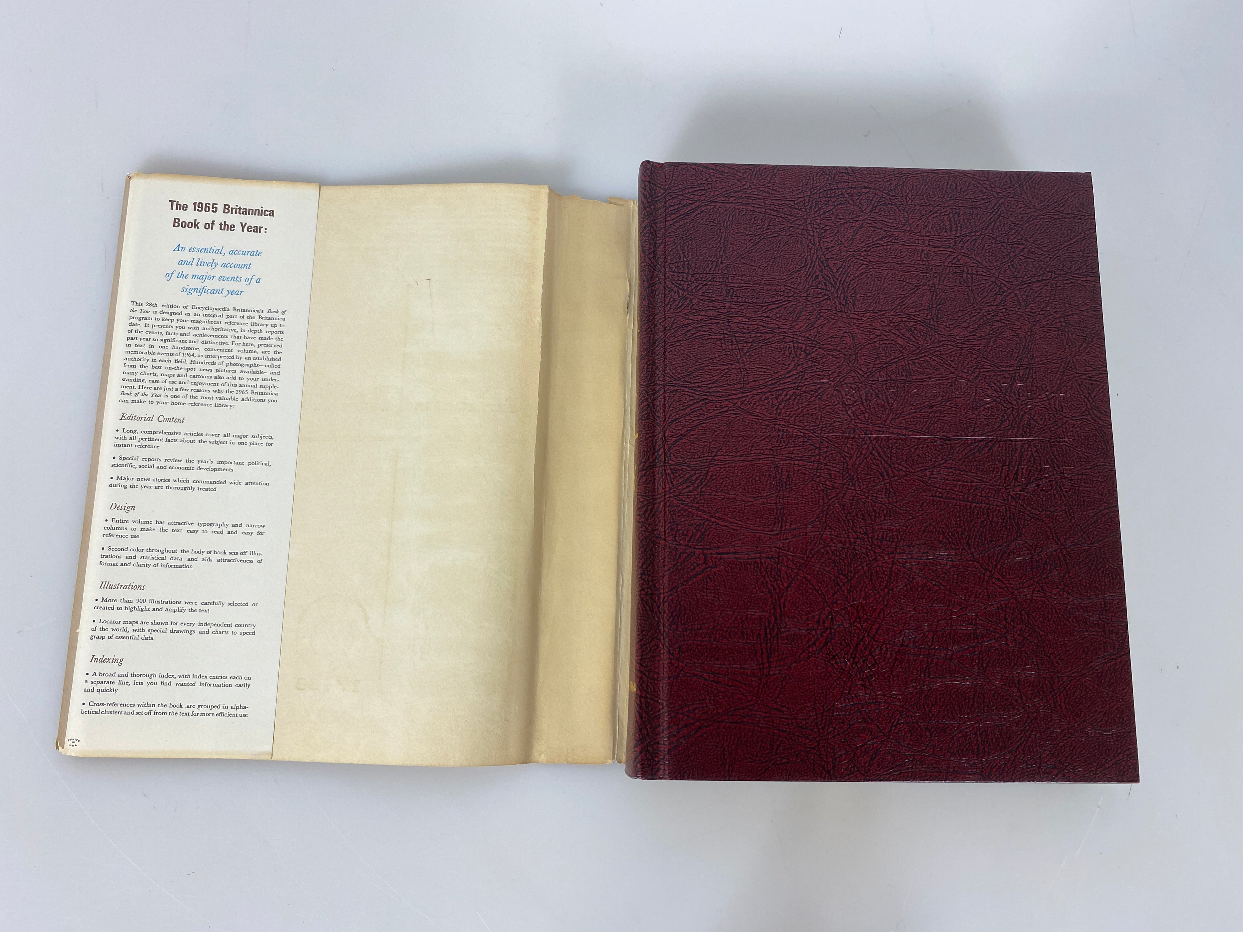 Lot of 7: Book of the Year Britannica 1959,61,62,64-67 HCDJ