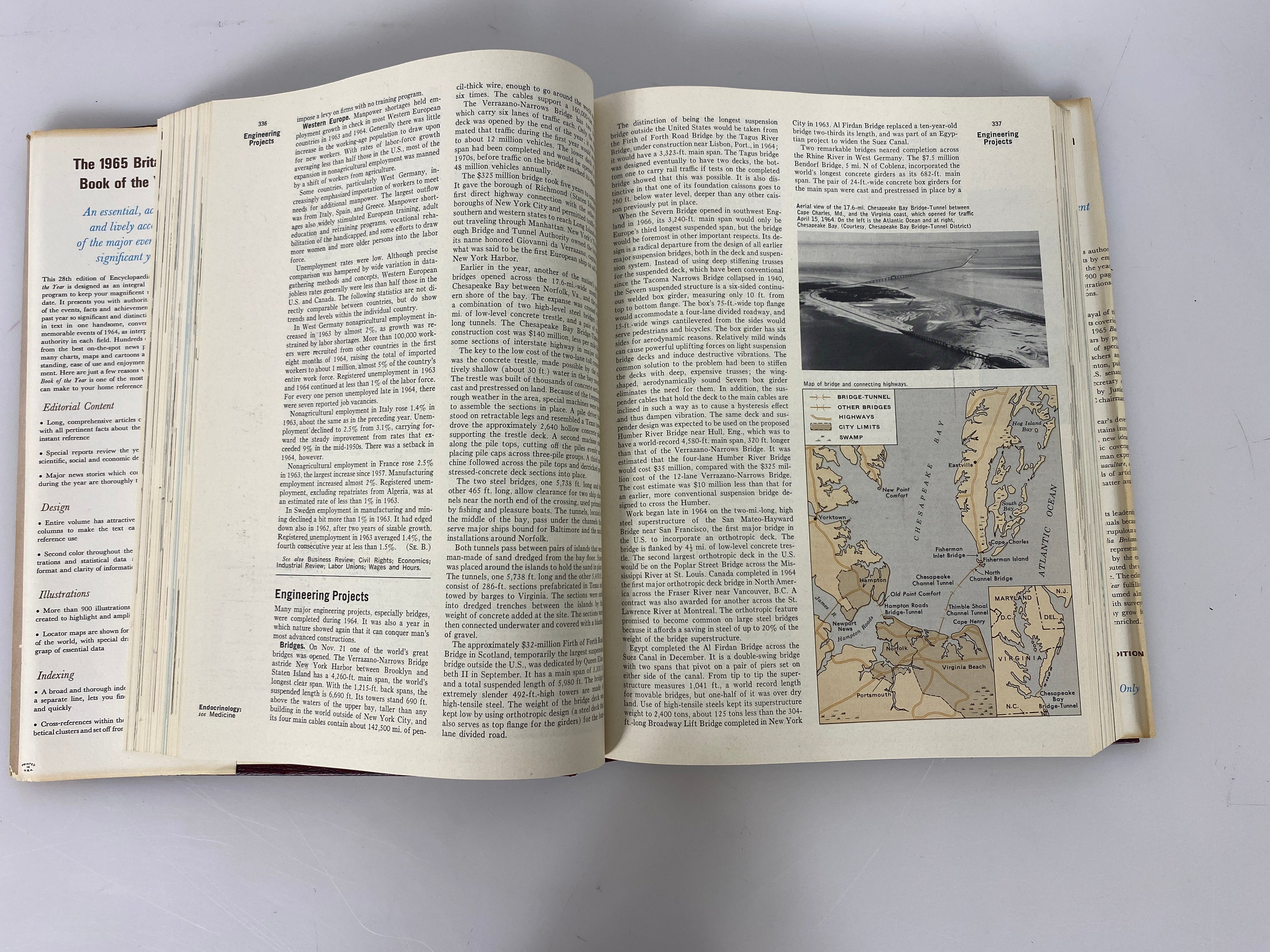 Lot of 7: Book of the Year Britannica 1959,61,62,64-67 HCDJ