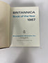 Lot of 7: Book of the Year Britannica 1959,61,62,64-67 HCDJ