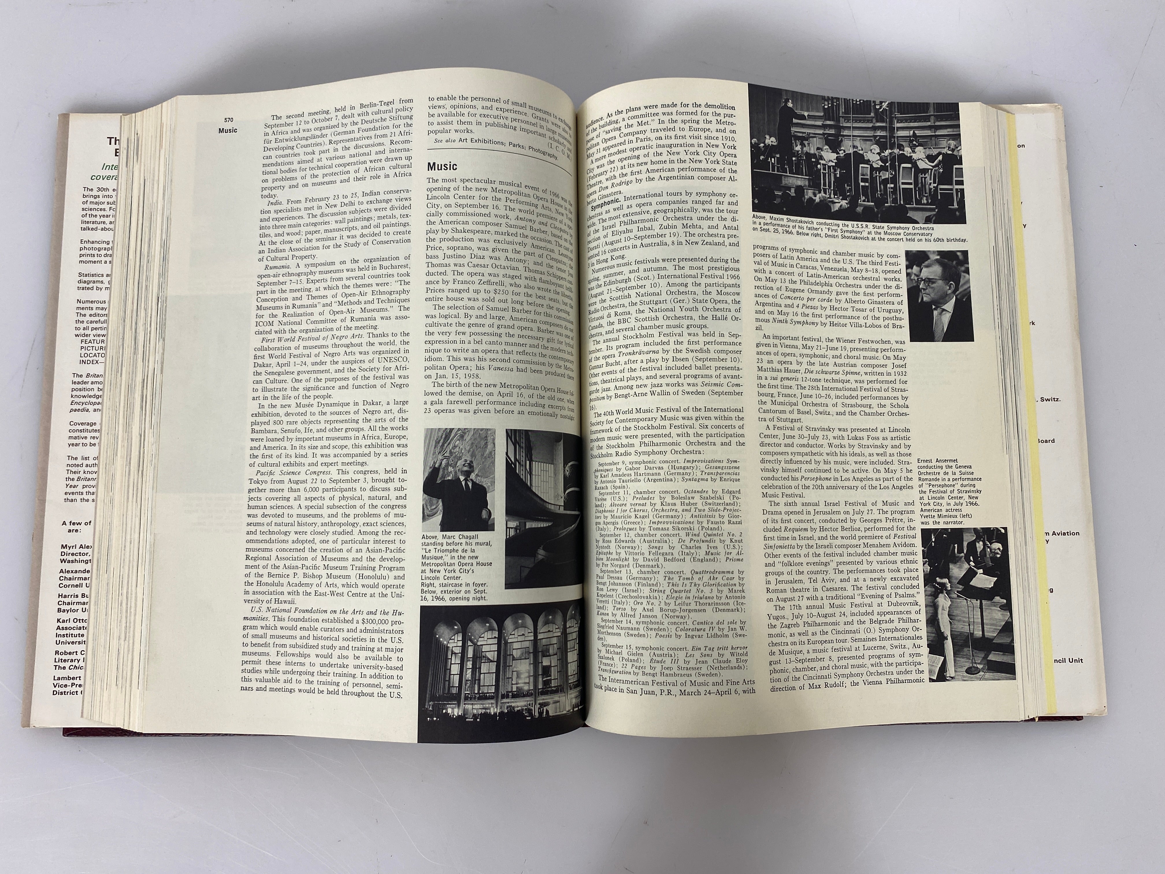 Lot of 7: Book of the Year Britannica 1959,61,62,64-67 HCDJ