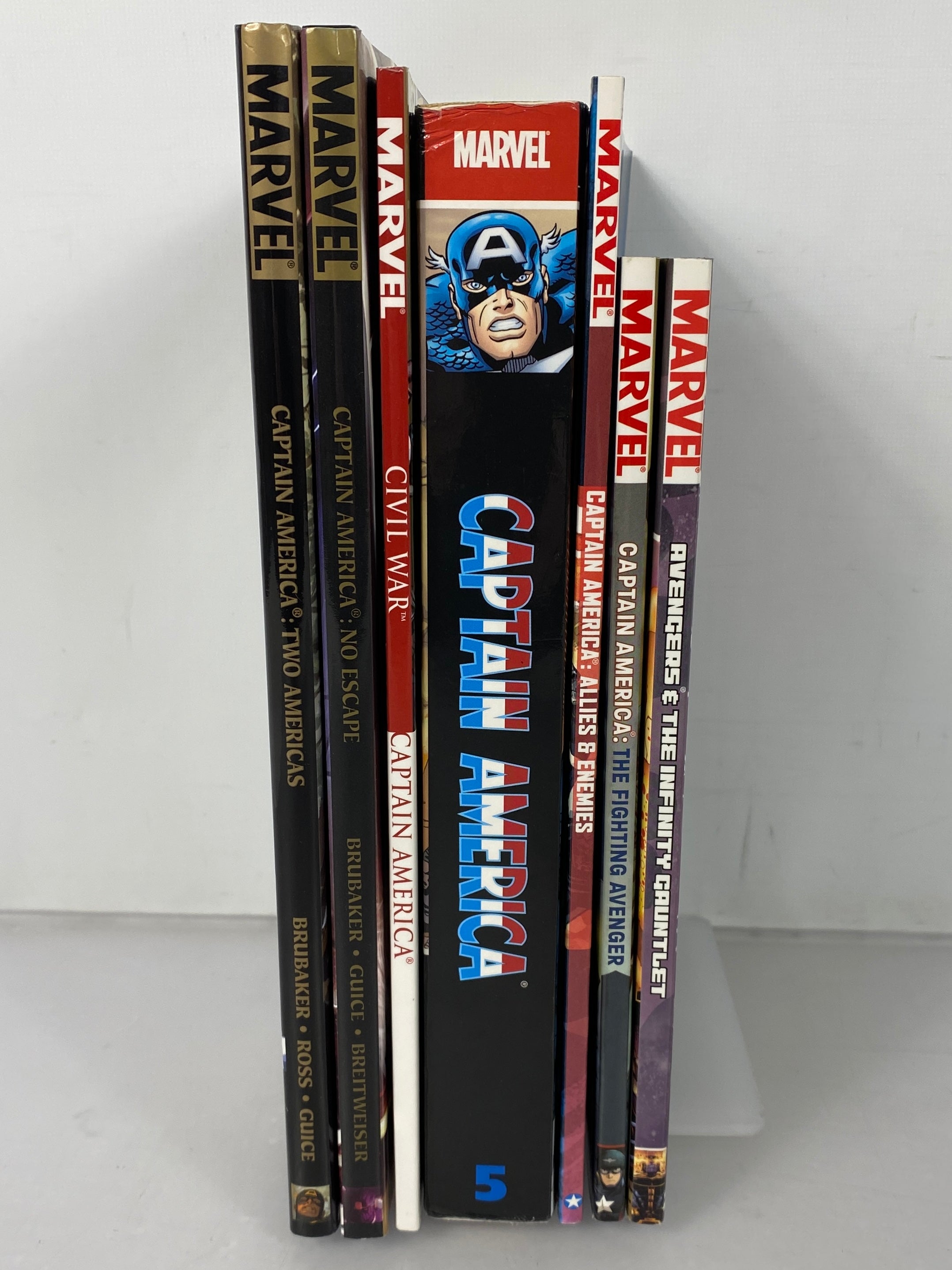 Lot of 7 Captain America, Avengers (Marvel 2007-2011) Graphic Novels SC