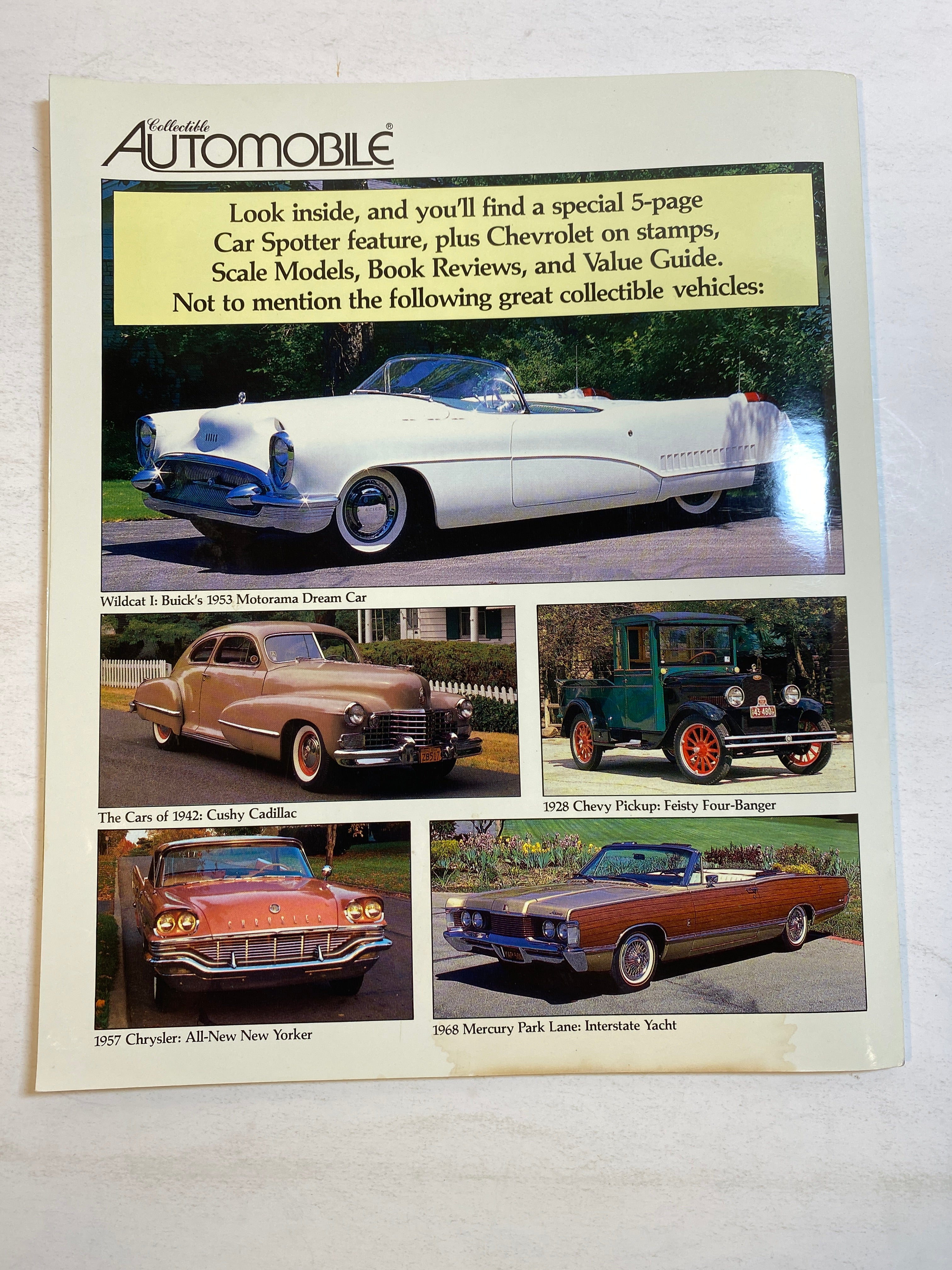 Lot of 7 Collectible Automobile Magazines 1986-1988