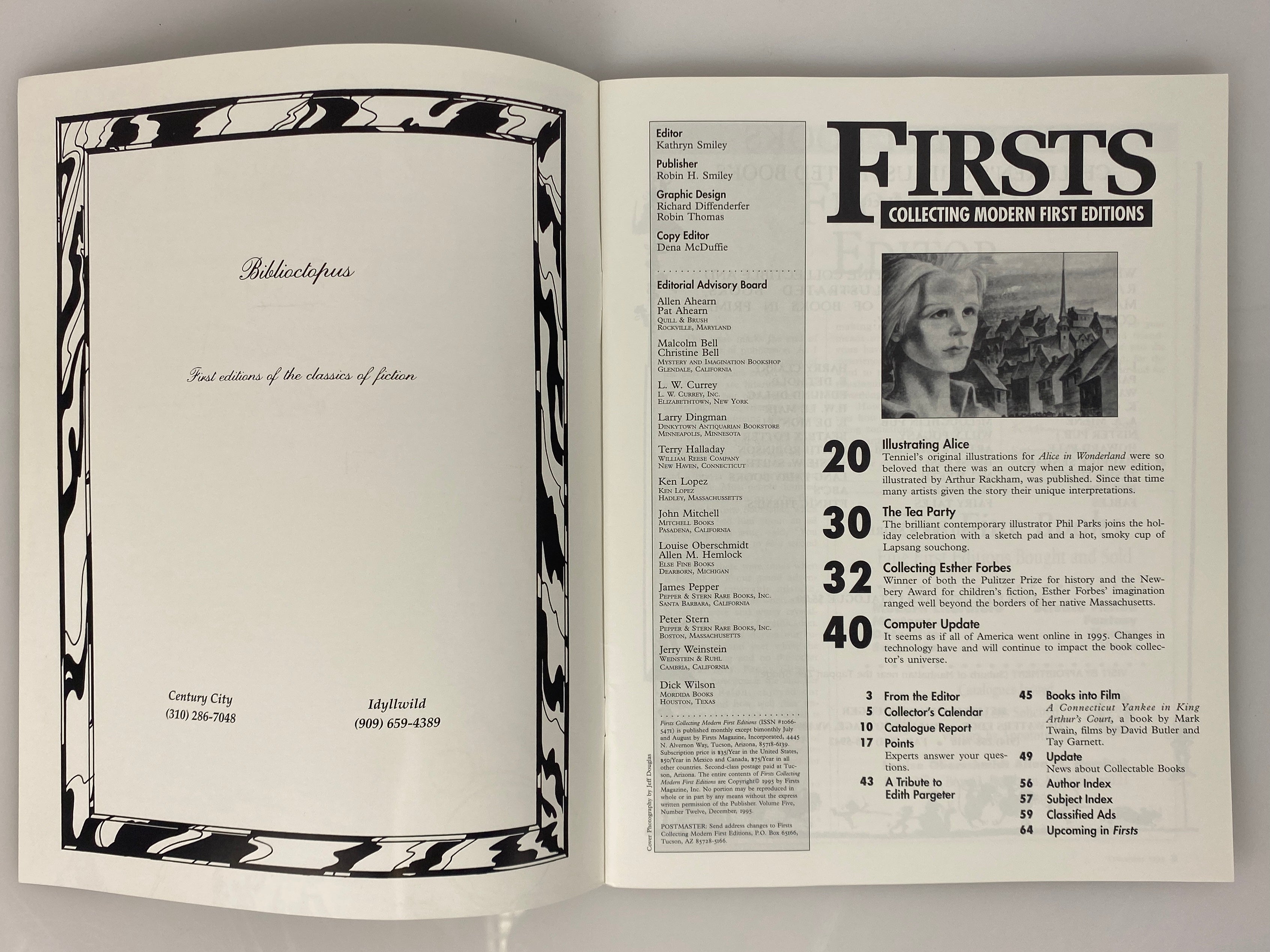 Lot of 7 Firsts Book Collector's Magazine (1995-1998)