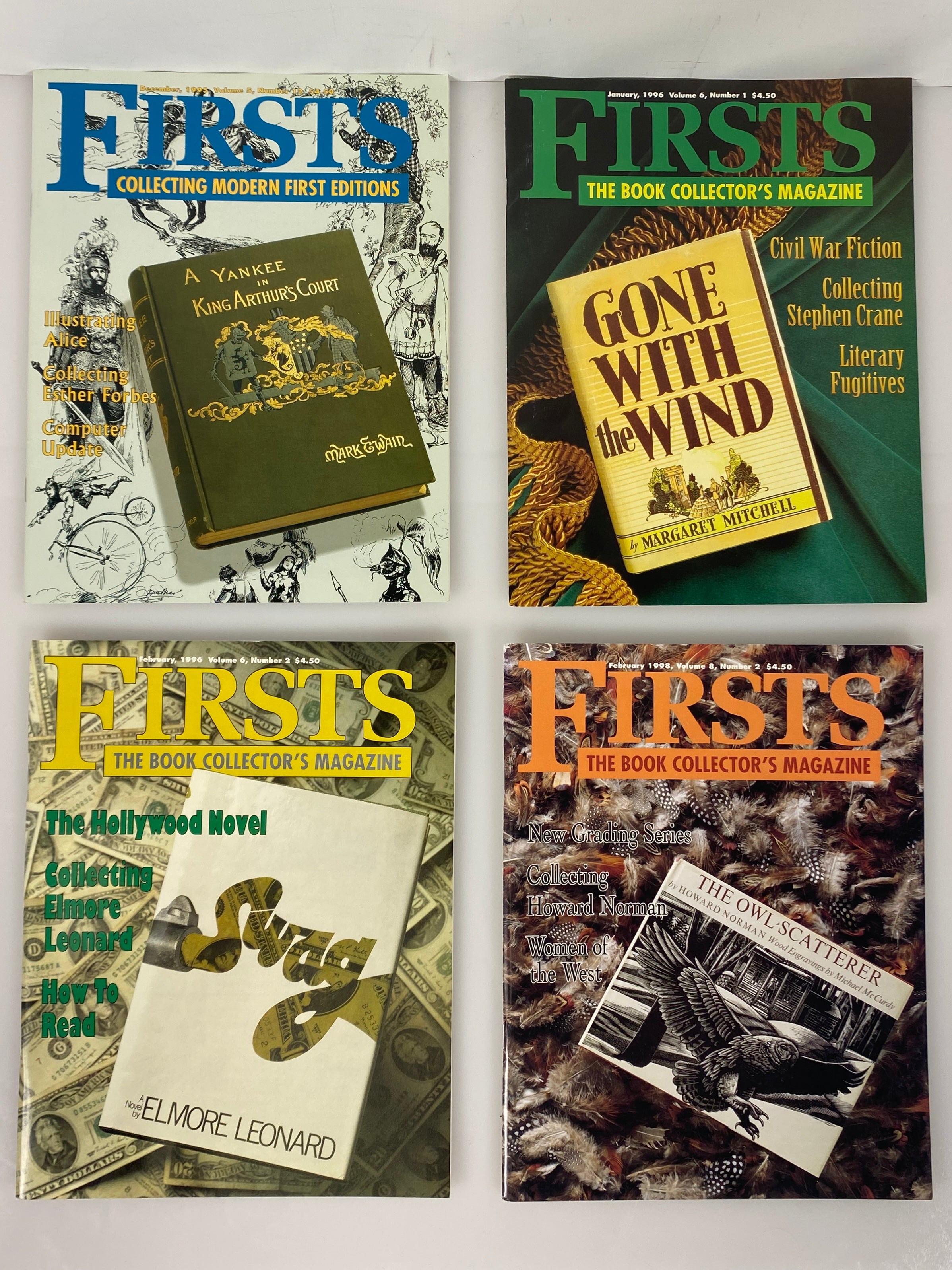 Lot of 7 Firsts Book Collector's Magazine (1995-1998)