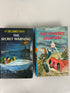 Lot of 7 Hardy Boys Hardcover Mystery Books 11-17 Vintage Matte Picture Cover