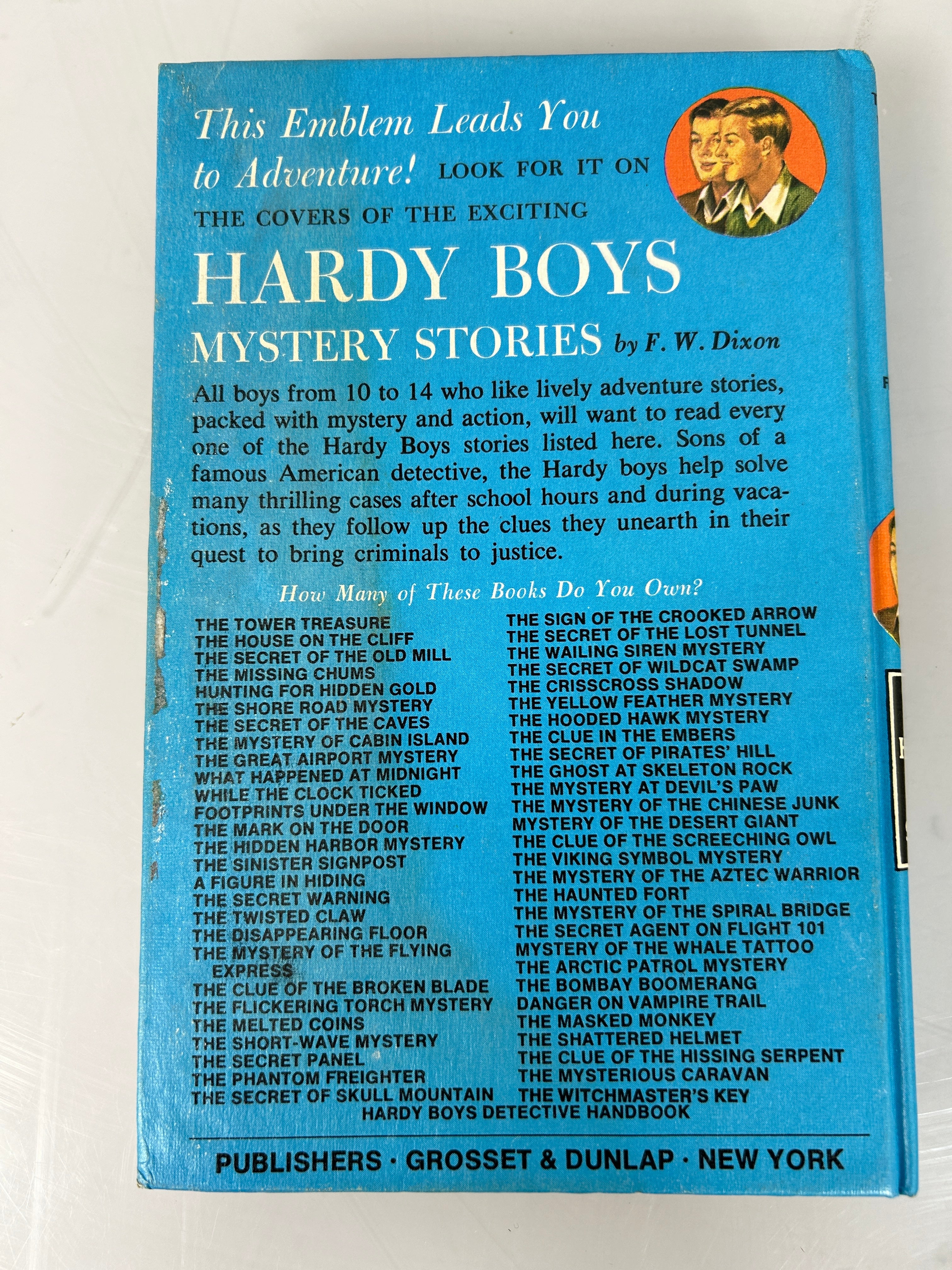 Lot of 7 Hardy Boys Hardcover Mystery Books 11-17 Vintage Matte Picture Cover