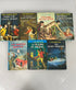 Lot of 7 Hardy Boys Hardcover Mystery Books 11-17 Vintage Matte Picture Cover