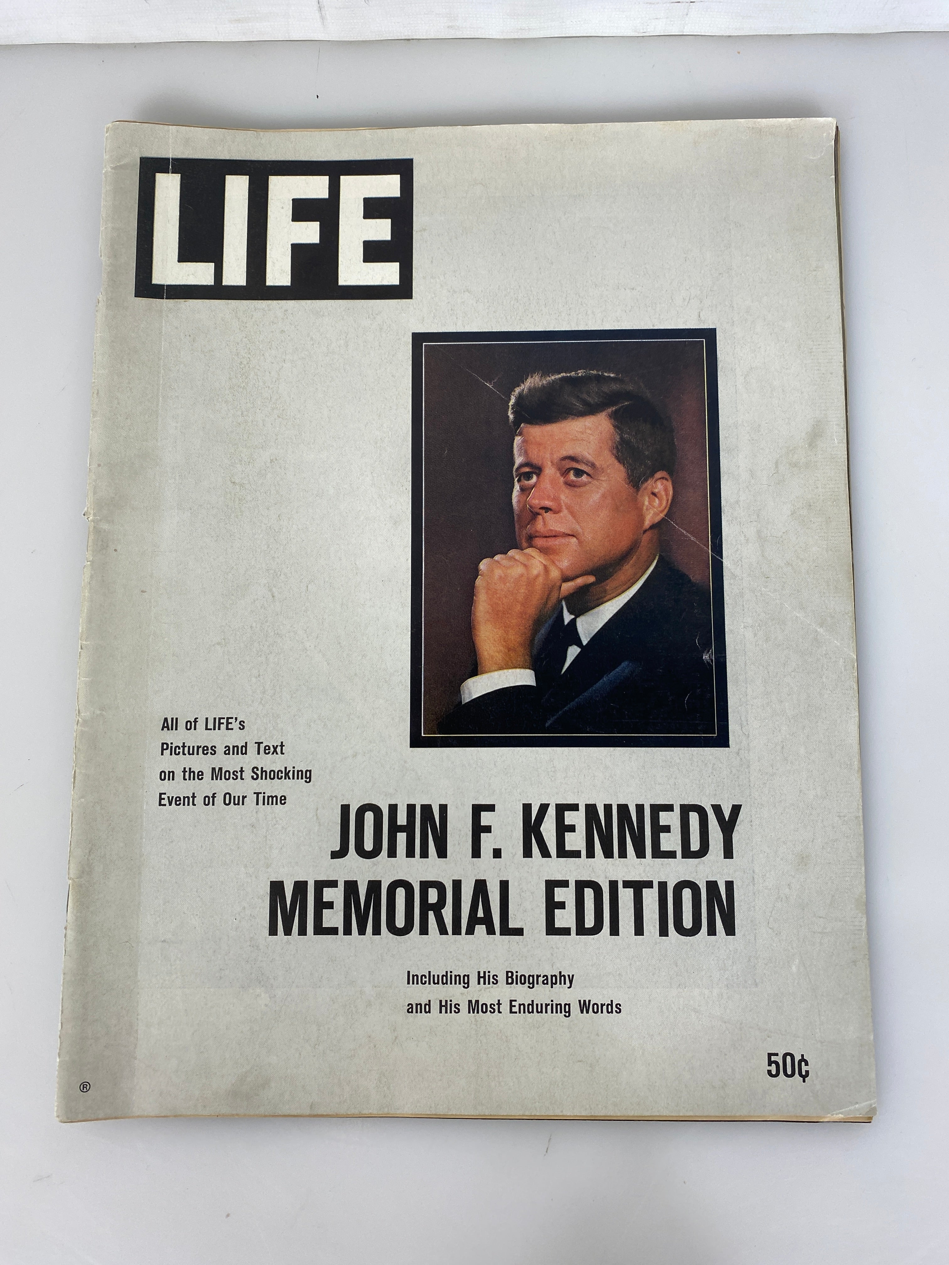 Lot of 7 John F Kennedy JFK Assassination Historical Ephemera Items