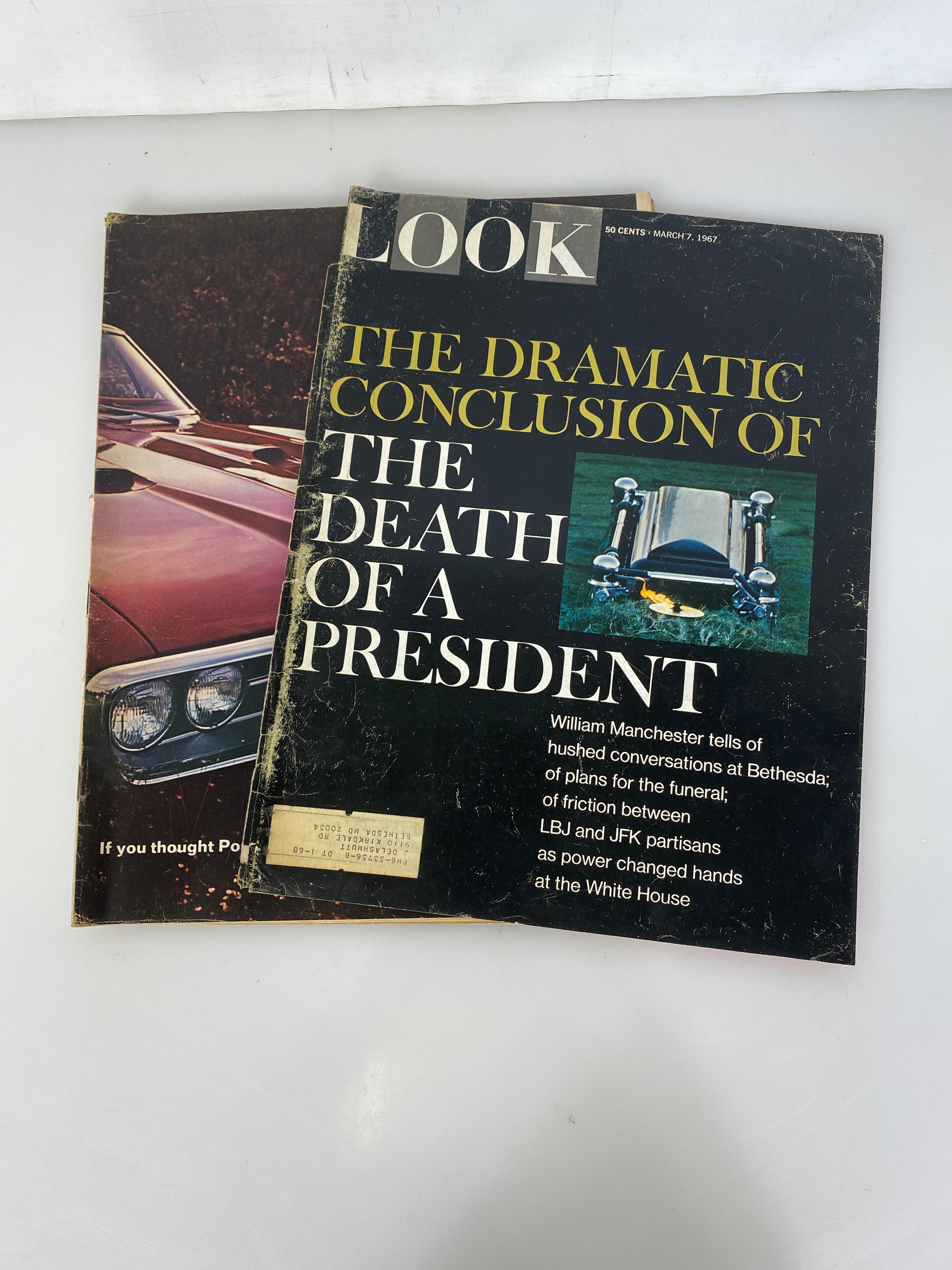 Lot of 7 John F Kennedy JFK Assassination Historical Ephemera Items