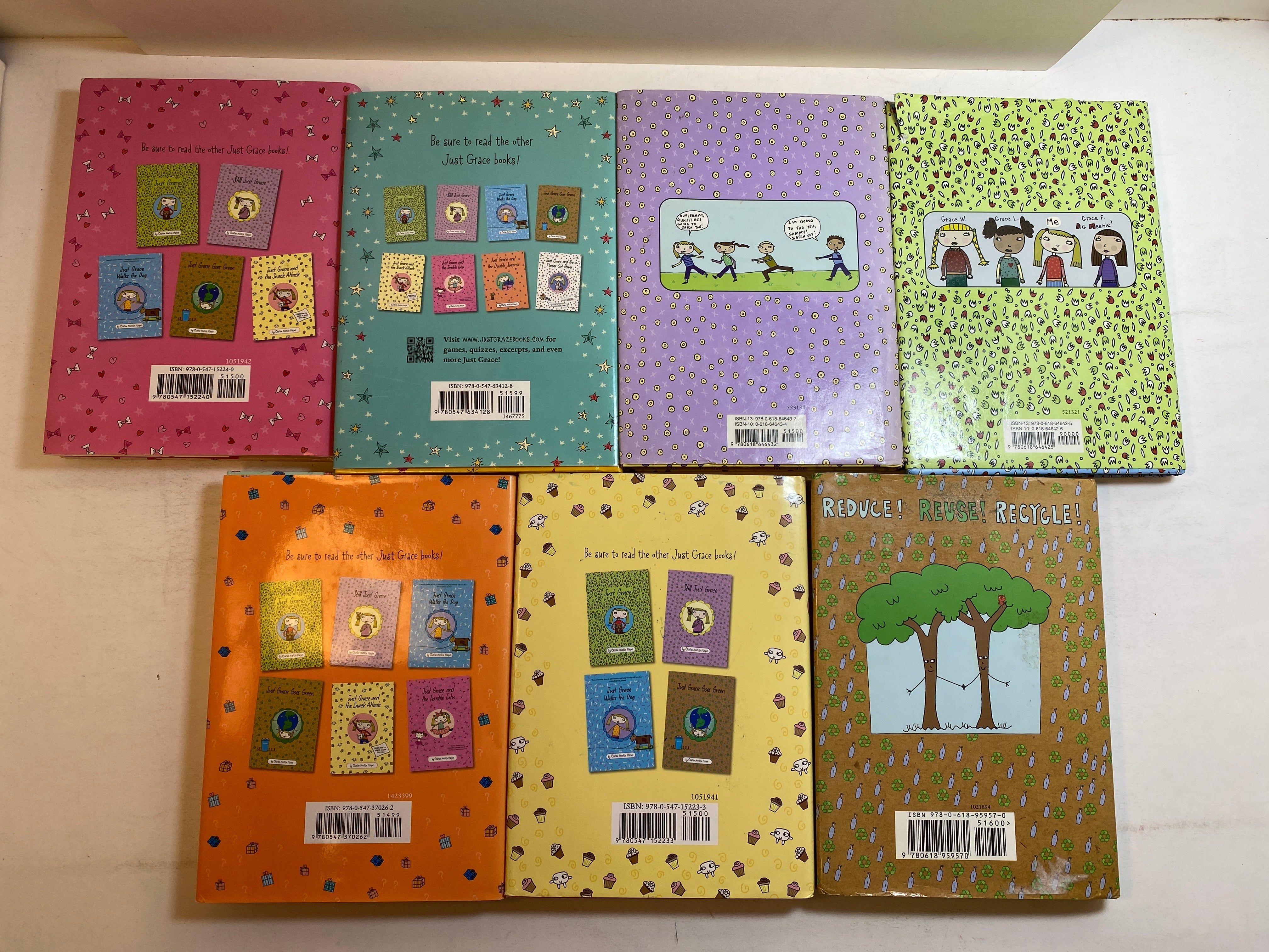 Lot of 7 Just Grace Harper Book Series HCDJ 2007-2012