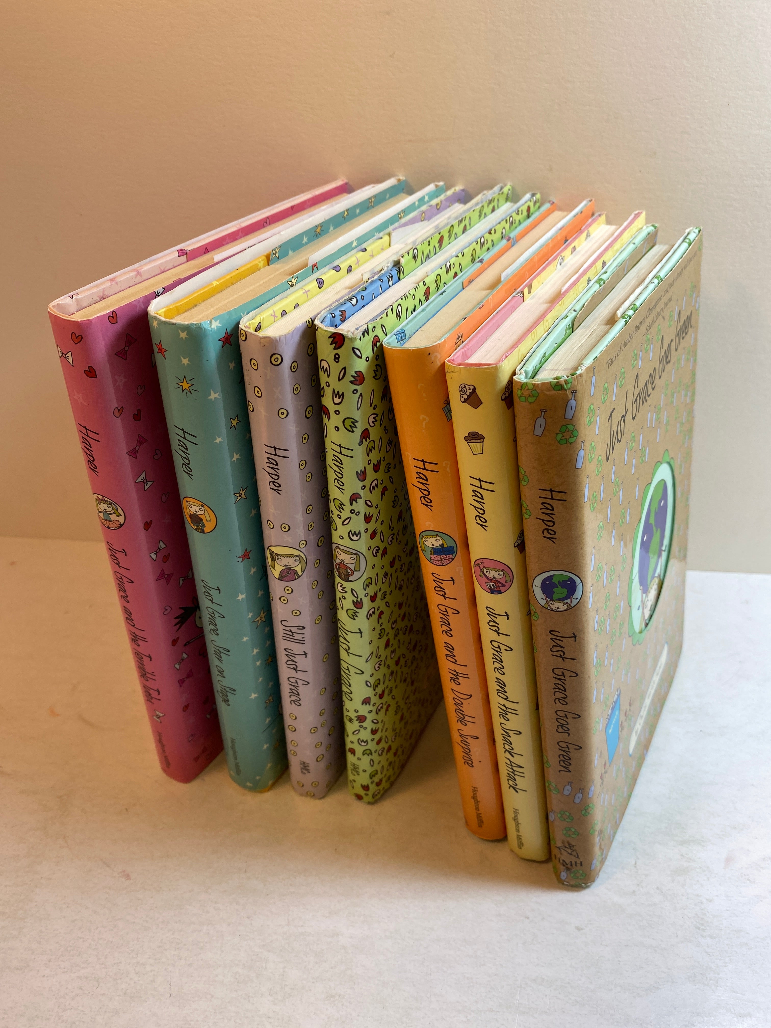 Lot of 7 Just Grace Harper Book Series HCDJ 2007-2012