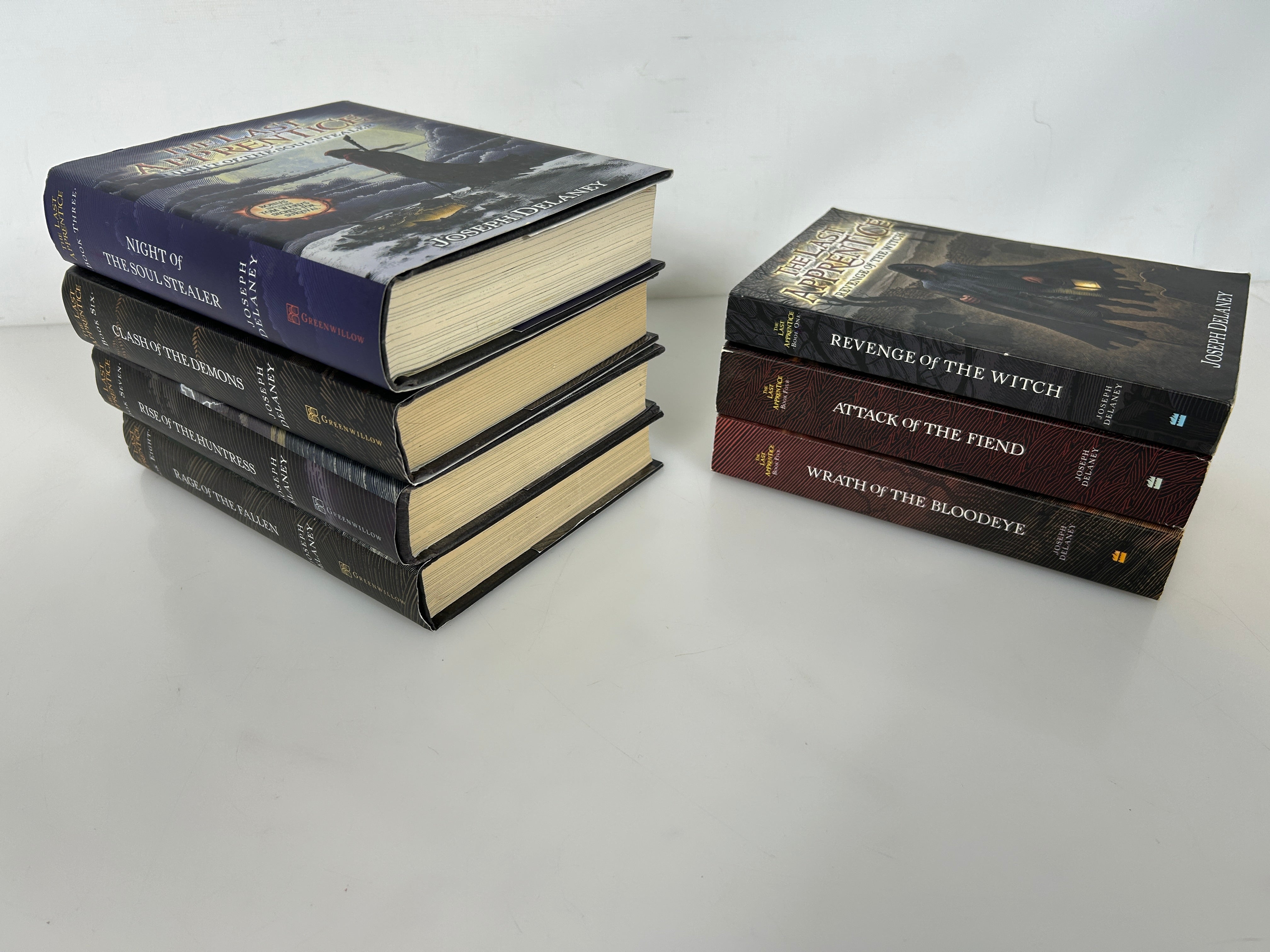 Lot of 7 Last Apprentice 1st American Edition 4 HC, 3 Trade PB