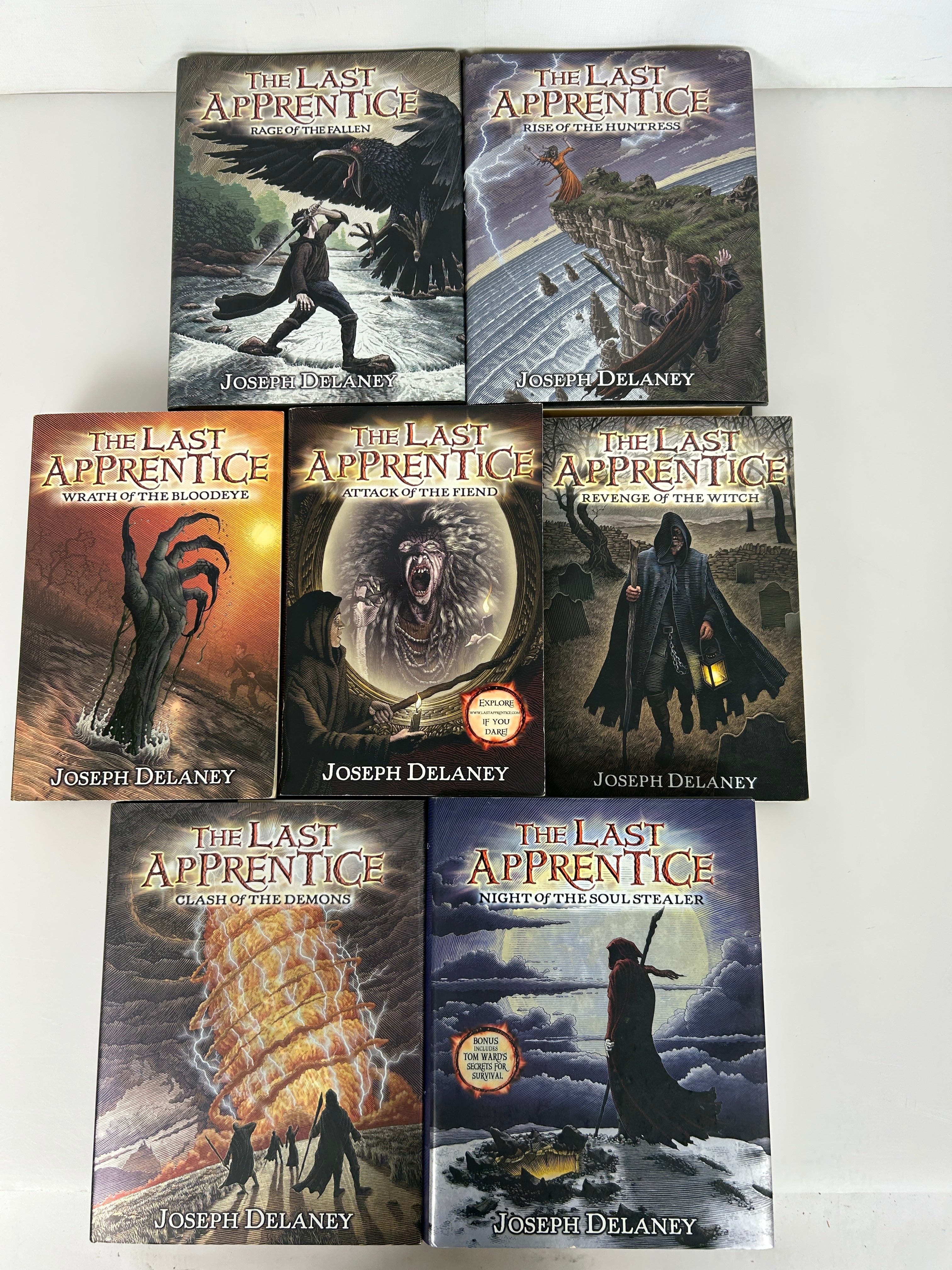 Lot of 7 Last Apprentice 1st American Edition 4 HC, 3 Trade PB