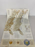 Lot of 7: National Geographic Maps & Posters Growth of the US/The Explorers/ETC