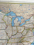 Lot of 7: National Geographic Maps & Posters Growth of the US/The Explorers/ETC