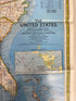 Lot of 7: National Geographic Maps & Posters Growth of the US/The Explorers/ETC