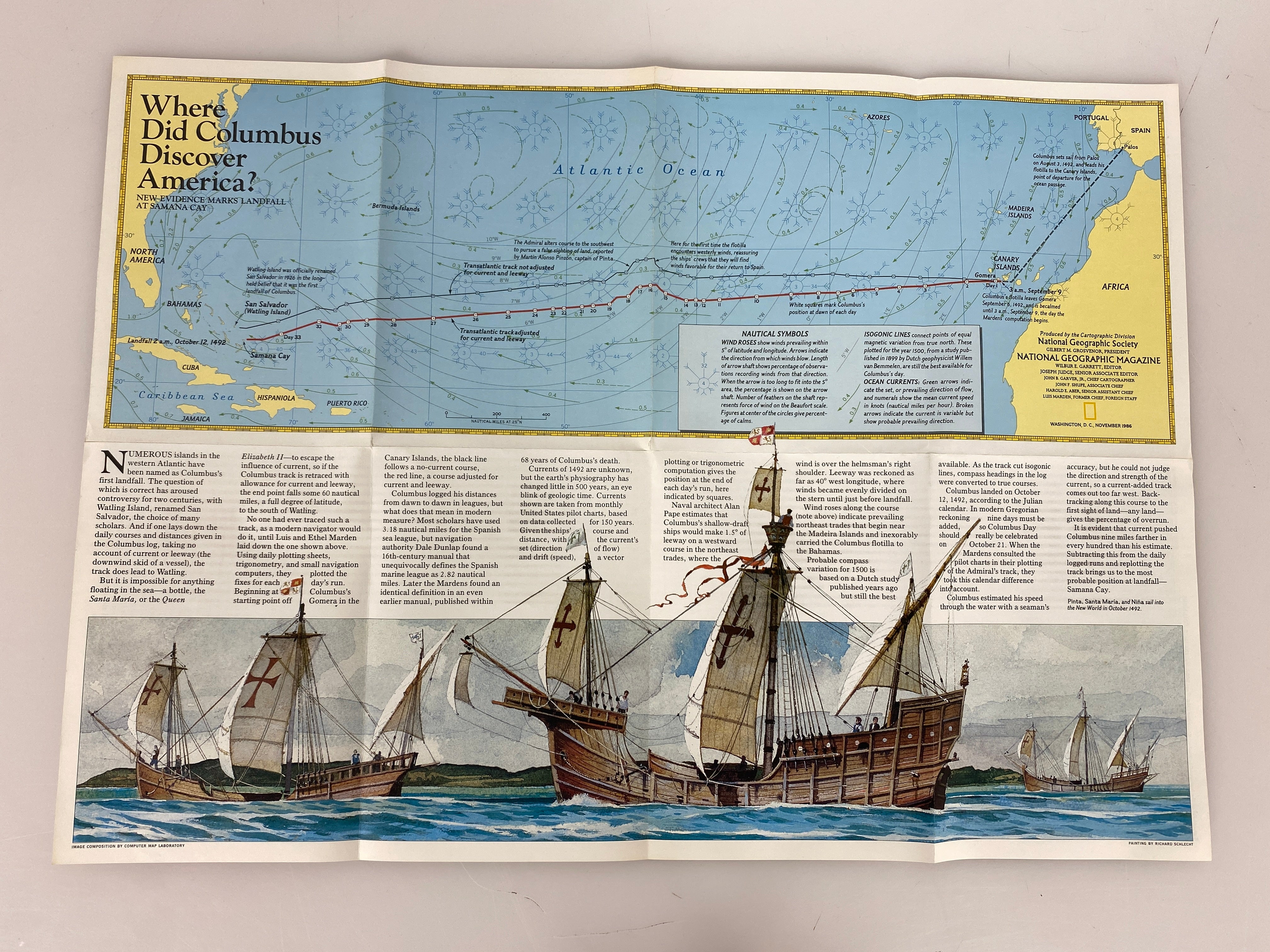 Lot of 7: National Geographic Maps & Posters Growth of the US/The Explorers/ETC