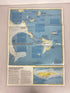Lot of 7: National Geographic Maps & Posters Growth of the US/The Explorers/ETC