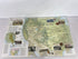Lot of 7: National Geographic Maps & Posters Growth of the US/The Explorers/ETC