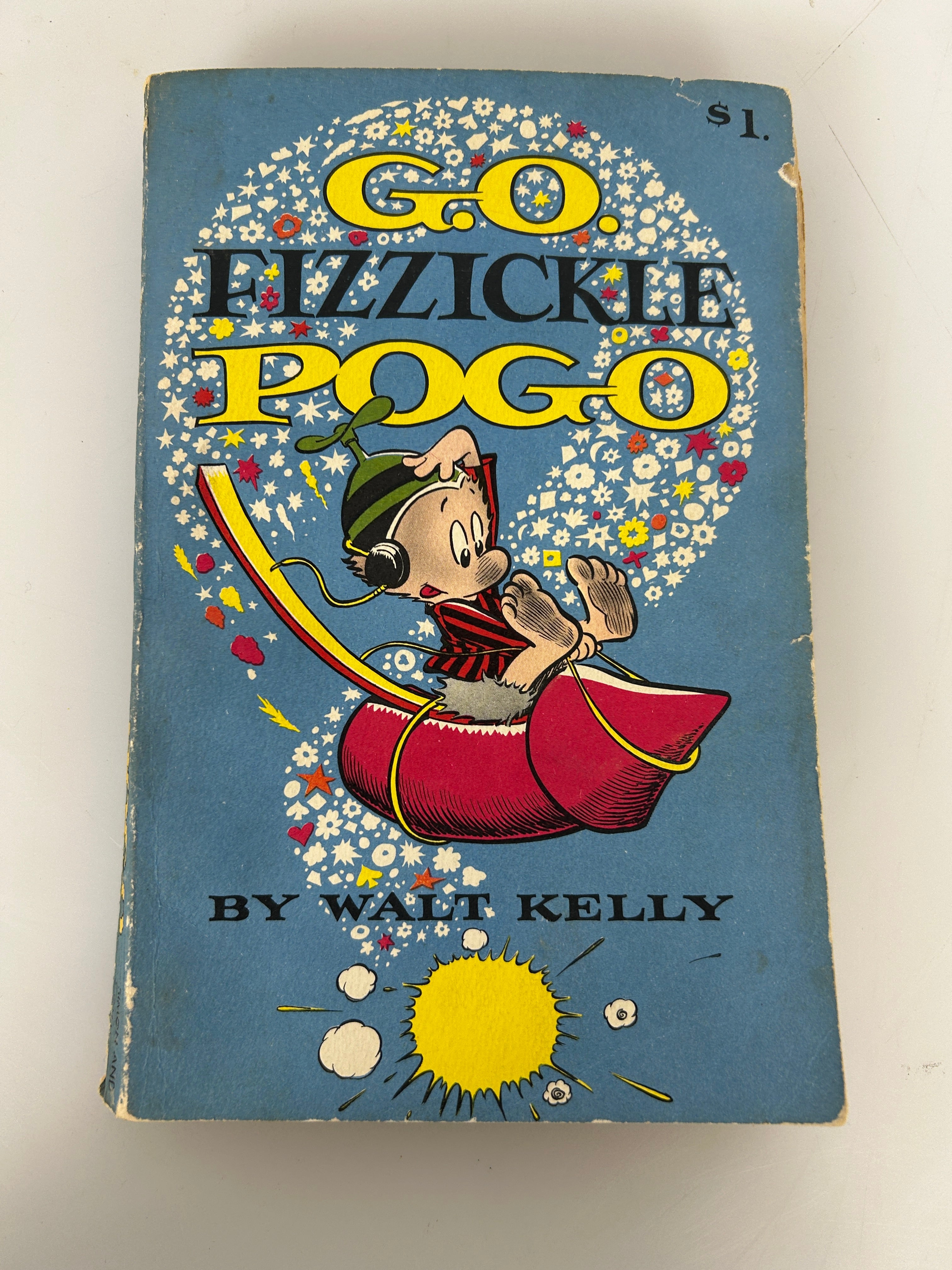 Lot of 7 Potluck Pogo by Walt Kelly 1950's Simon & Schuster SC