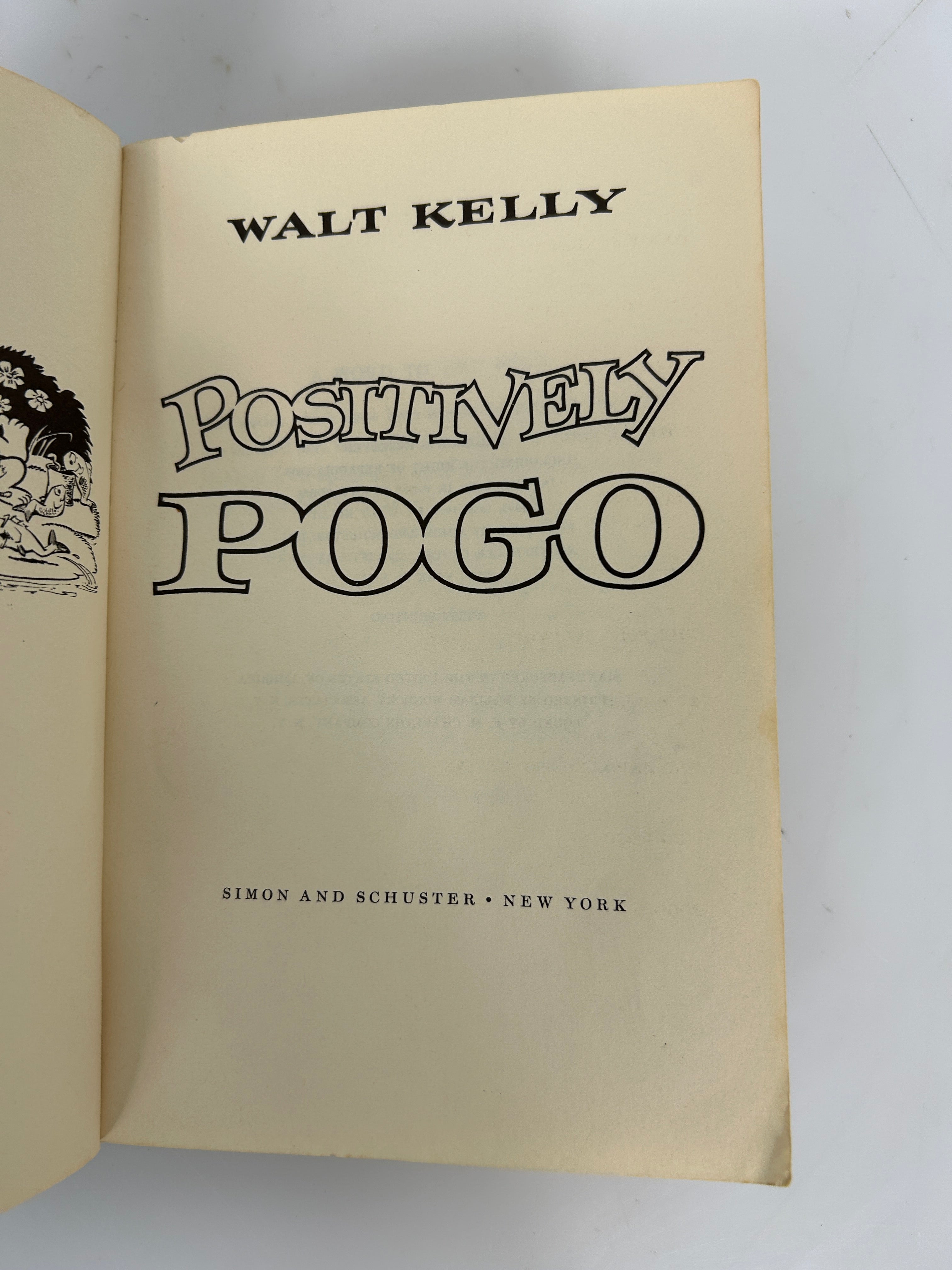Lot of 7 Potluck Pogo by Walt Kelly 1950's Simon & Schuster SC