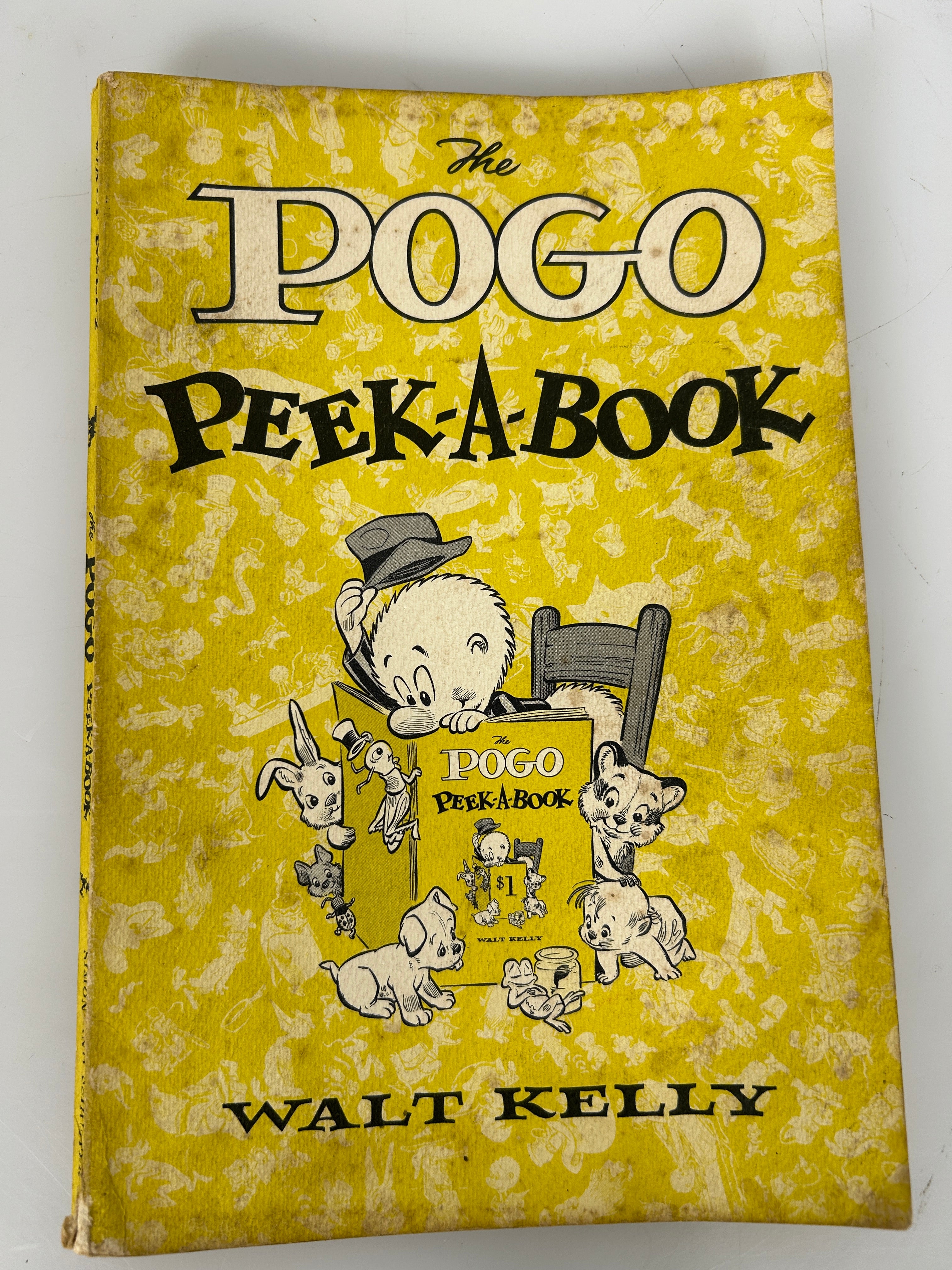 Lot of 7 Potluck Pogo by Walt Kelly 1950's Simon & Schuster SC