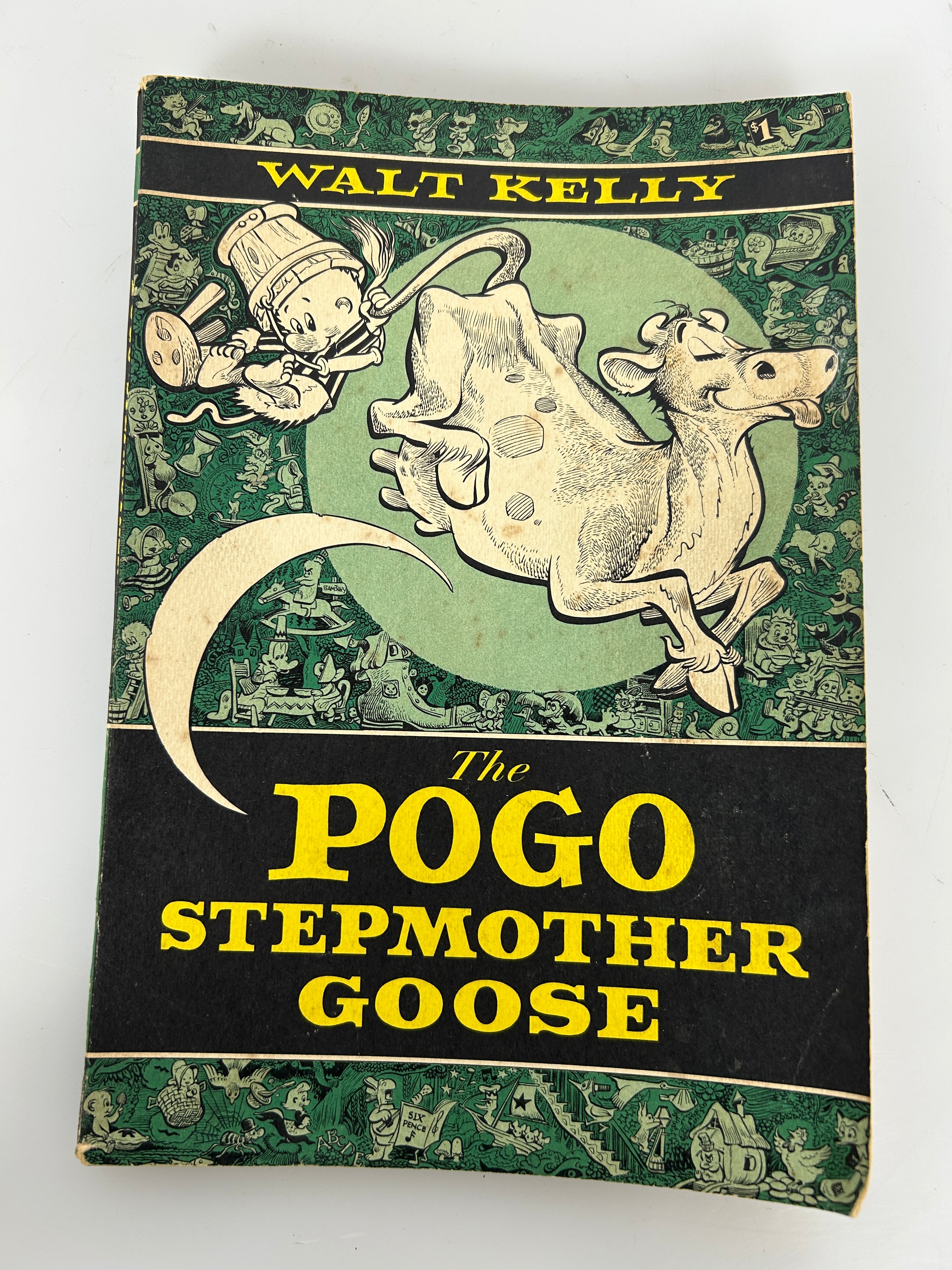 Lot of 7 Potluck Pogo by Walt Kelly 1950's Simon & Schuster SC