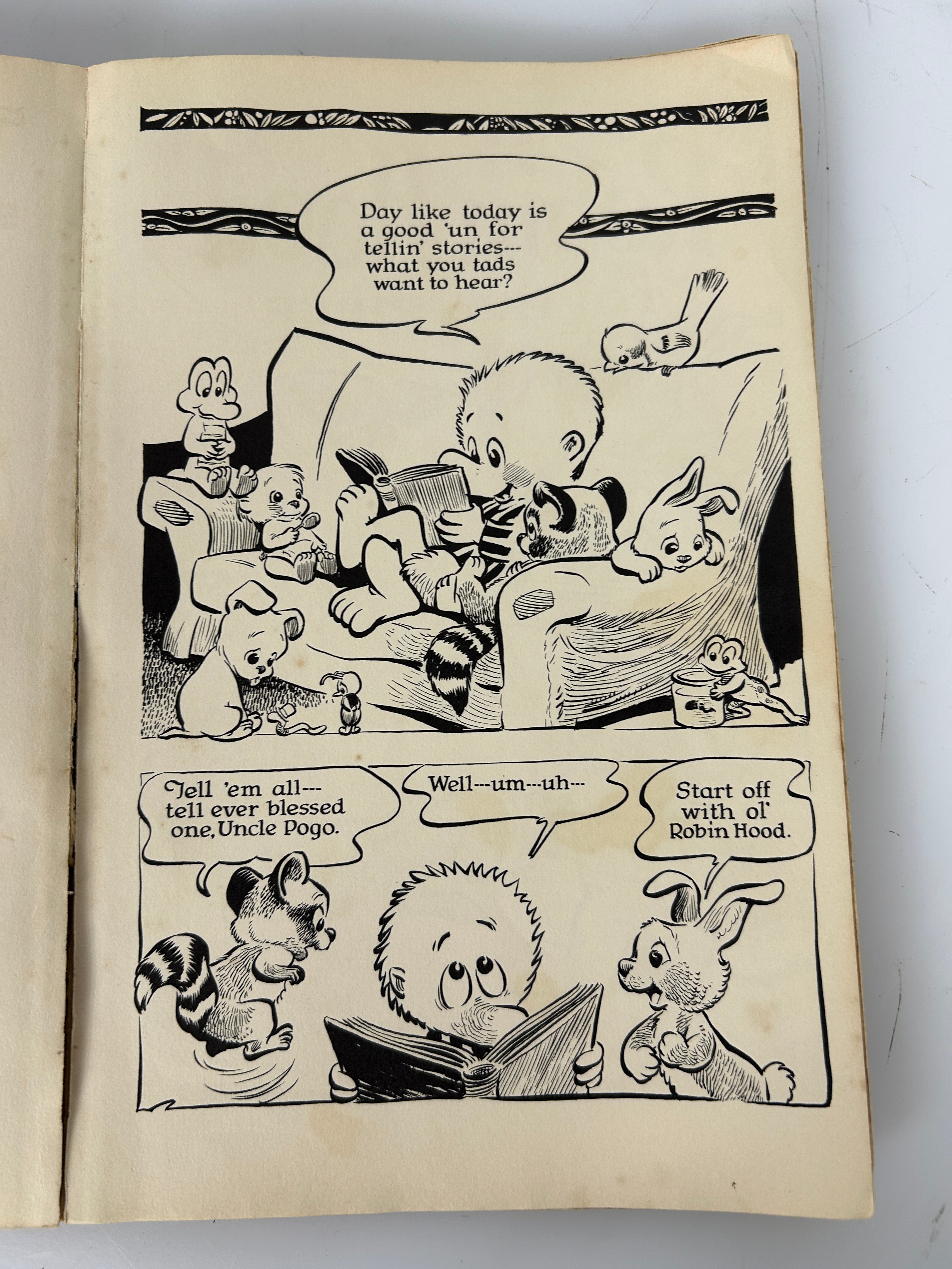 Lot of 7 Potluck Pogo by Walt Kelly 1950's Simon & Schuster SC