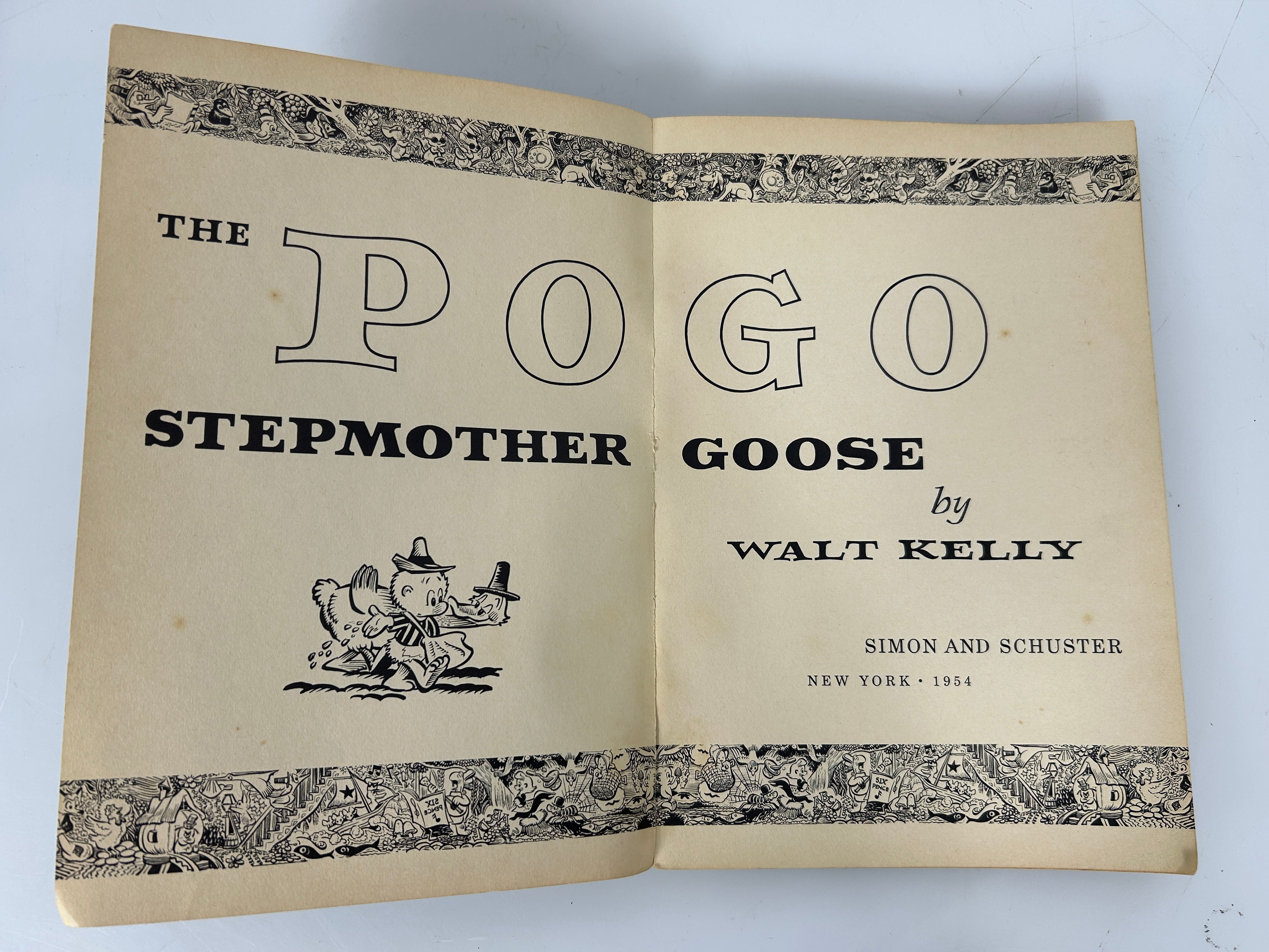 Lot of 7 Potluck Pogo by Walt Kelly 1950's Simon & Schuster SC