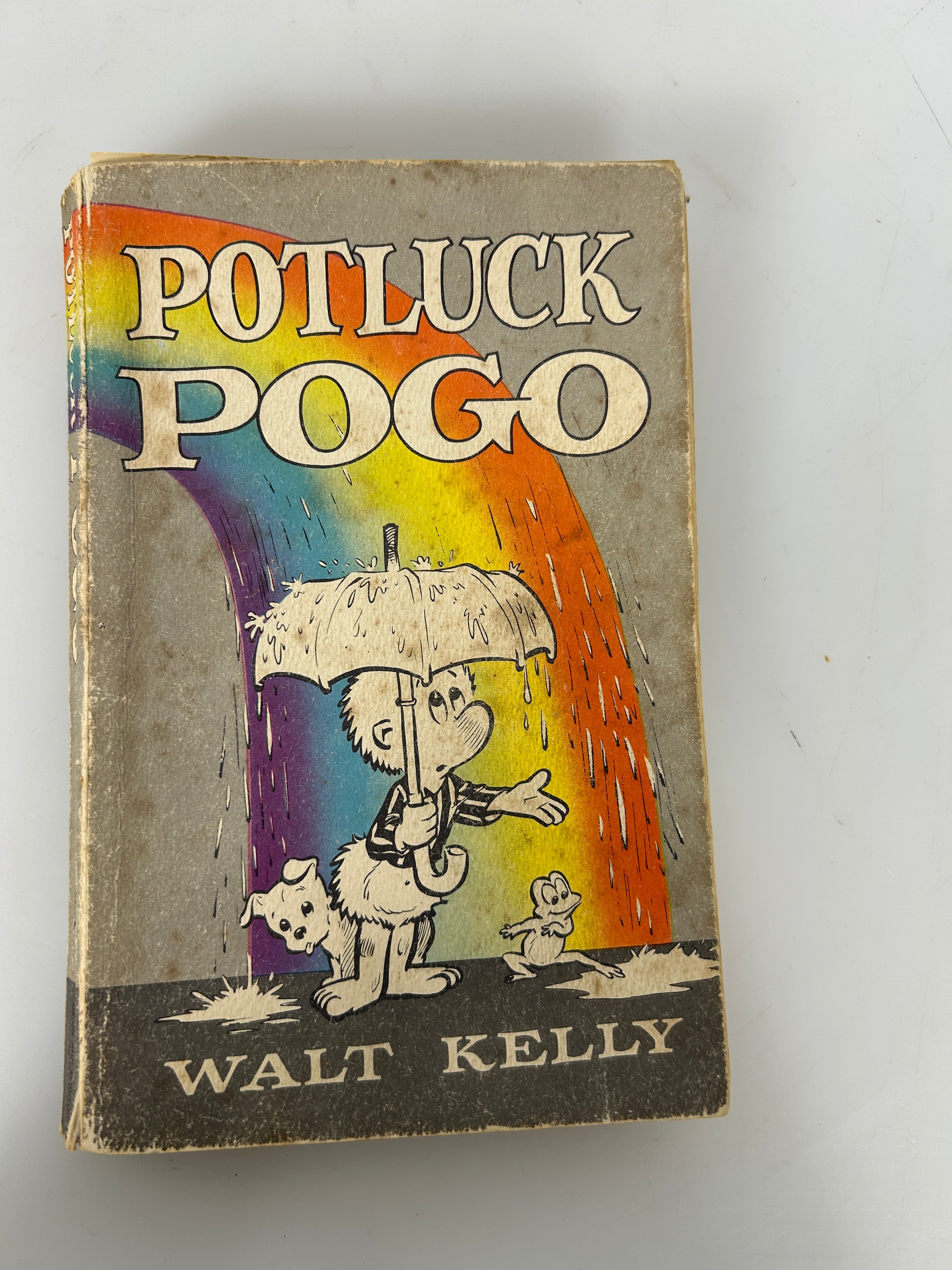 Lot of 7 Potluck Pogo by Walt Kelly 1950's Simon & Schuster SC
