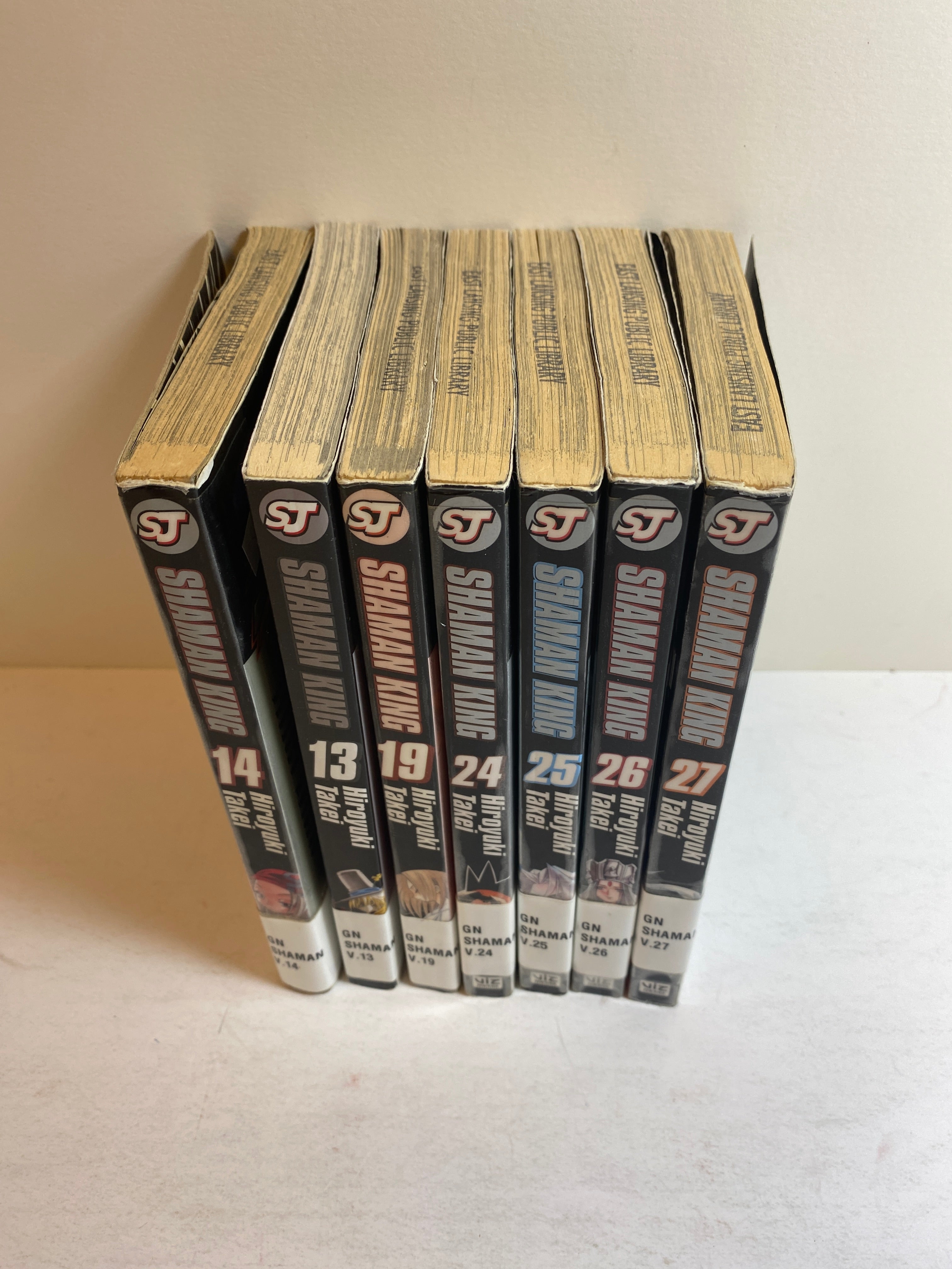 Lot of 7 Shaman King Manga 13-27 2009-2013