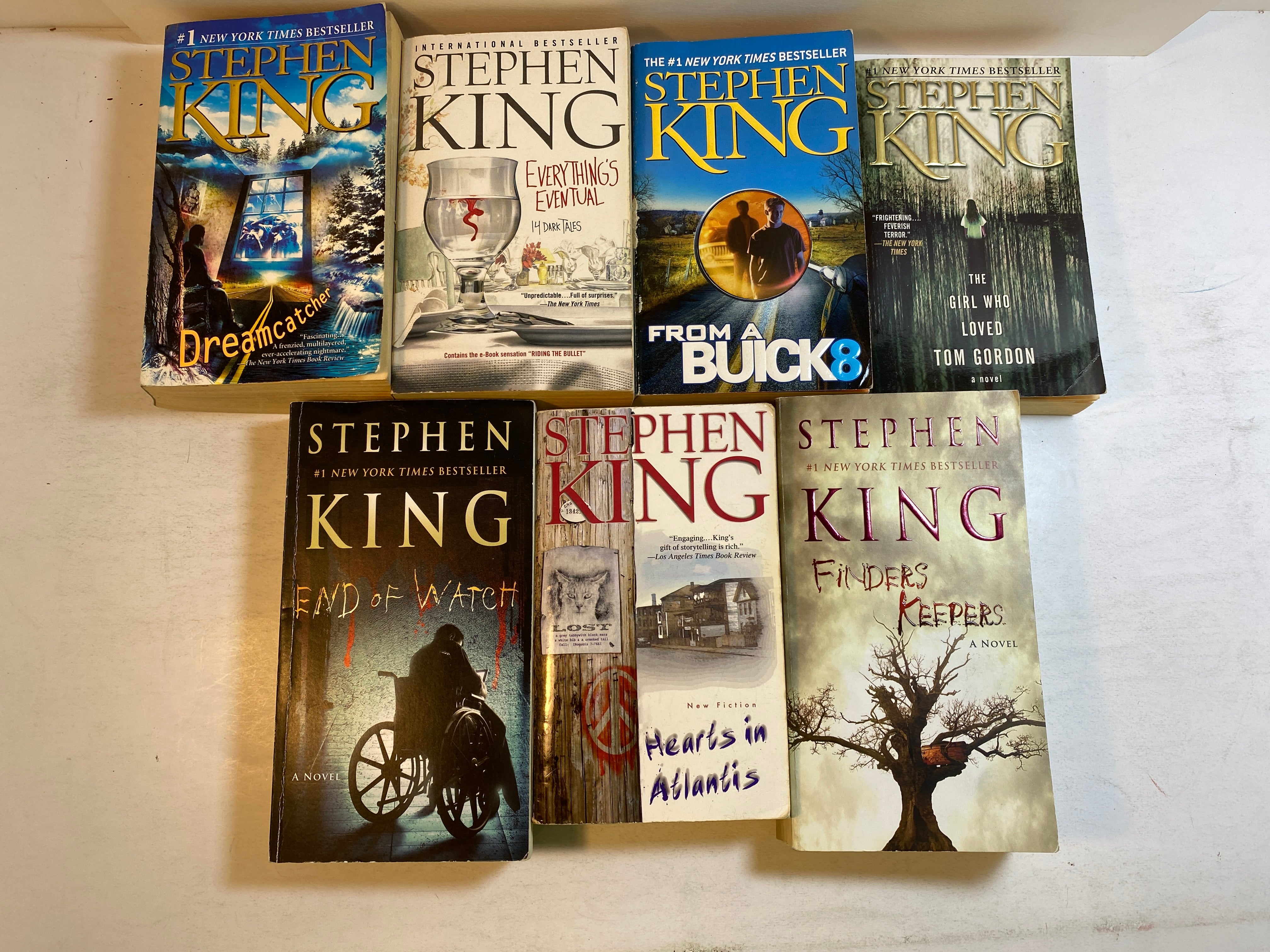 Lot of 7 Stephen King Paperbacks 1999-2016