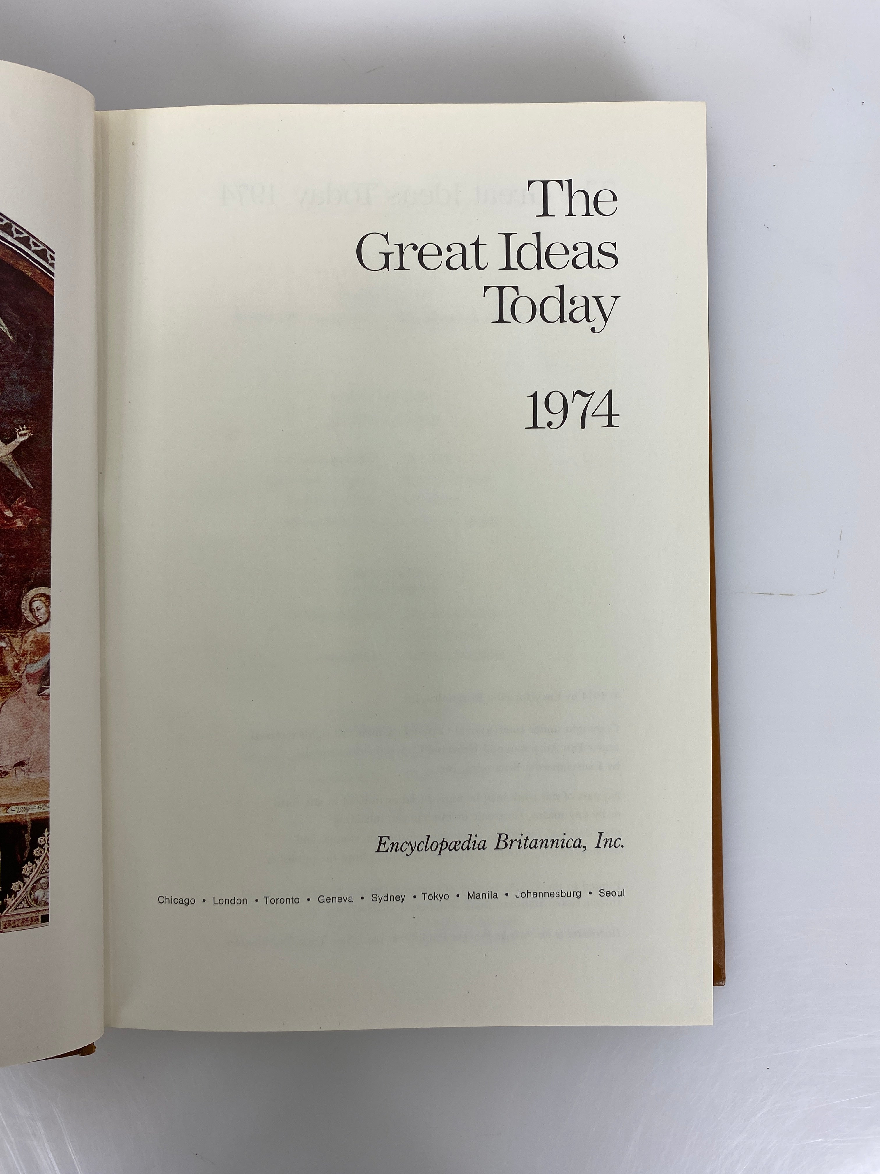 Lot of 7 The Great Ideas Today Britannica Great Books 1971-1977 HC some DJ