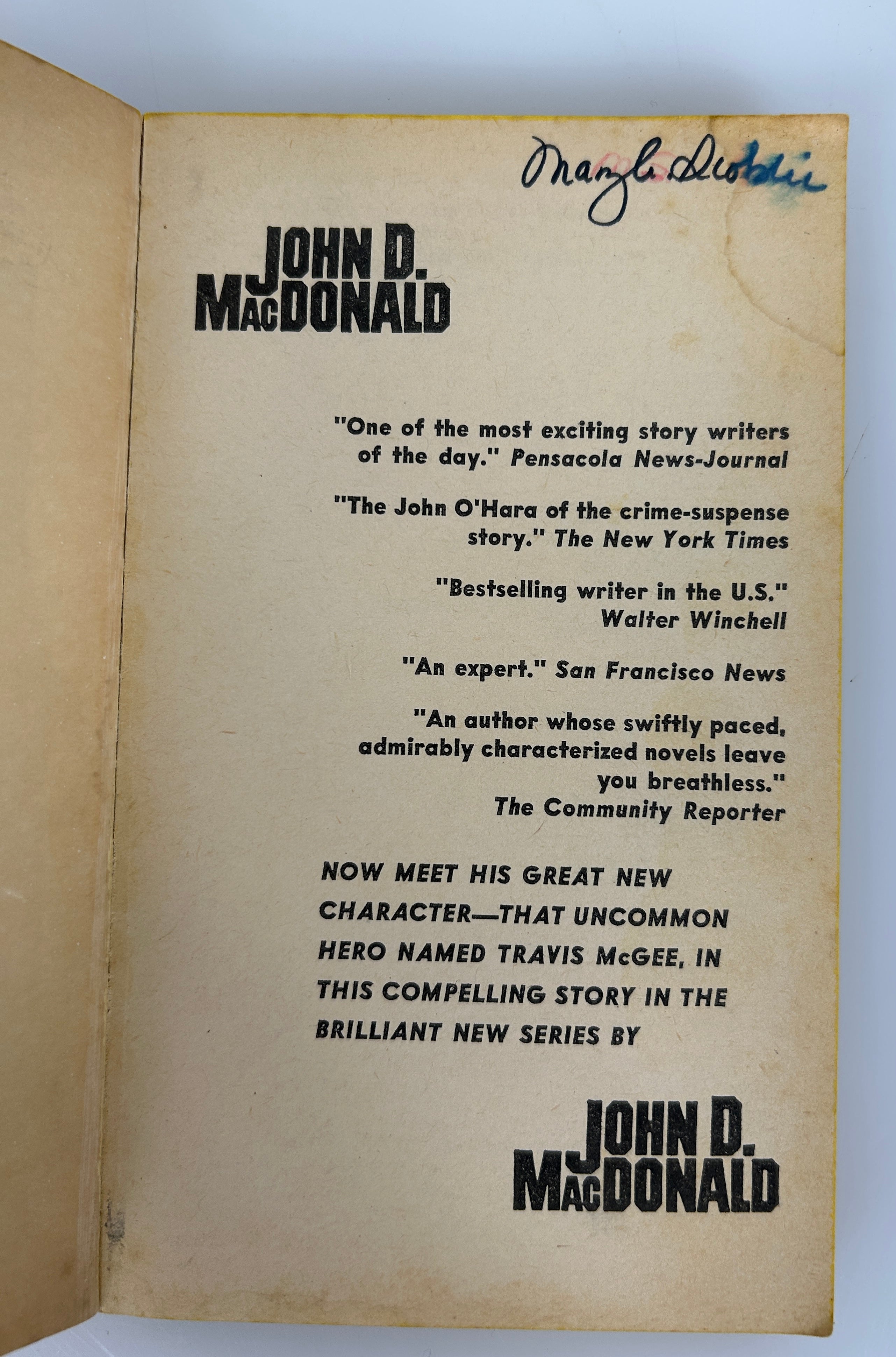 Lot of 7 Travis McGee Series by John D MacDonald Mystery Fawcett Gold PB
