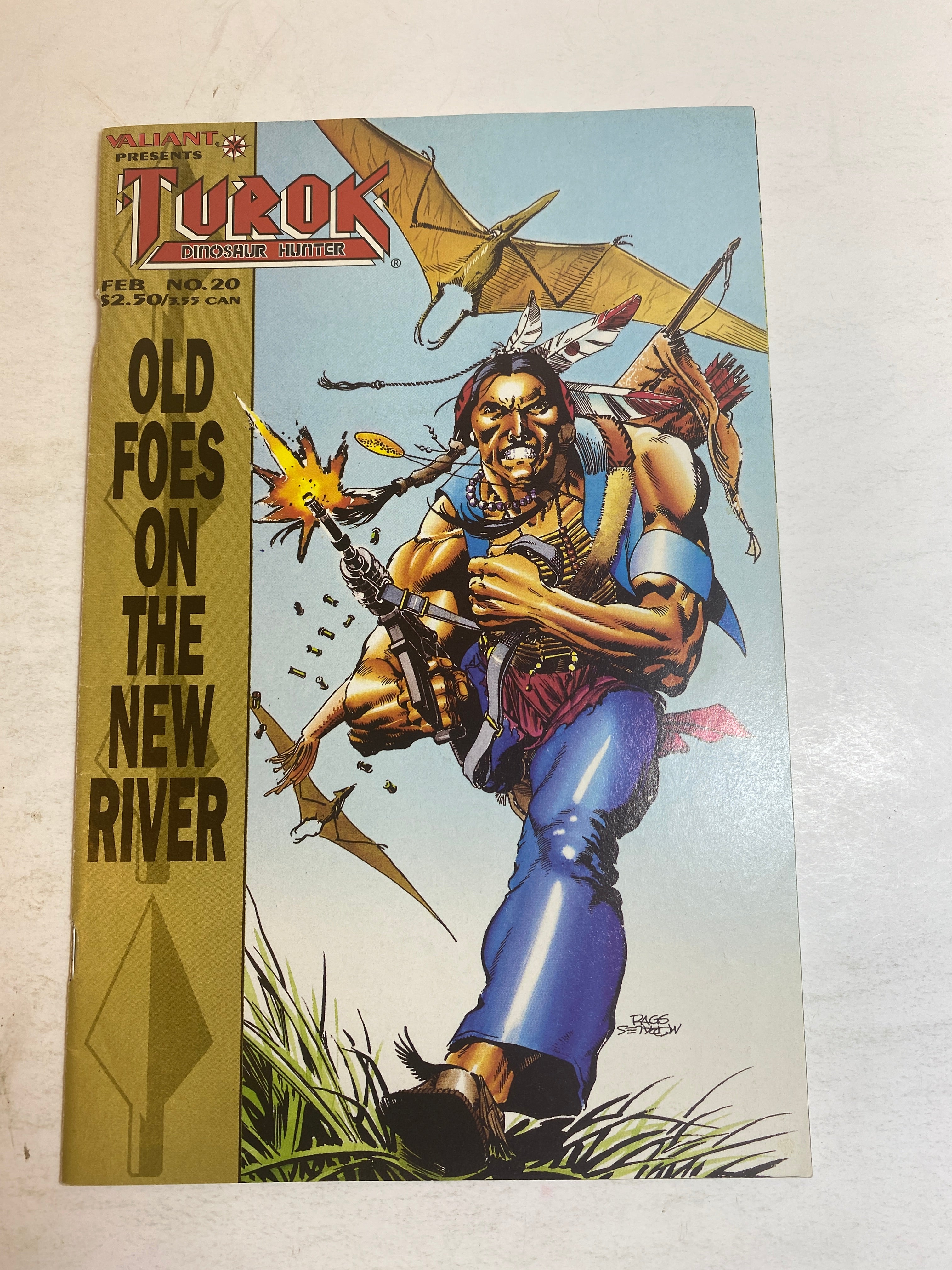 Lot of 7 Turok Dinosaur Hunter Valiant Comics 1994-1995