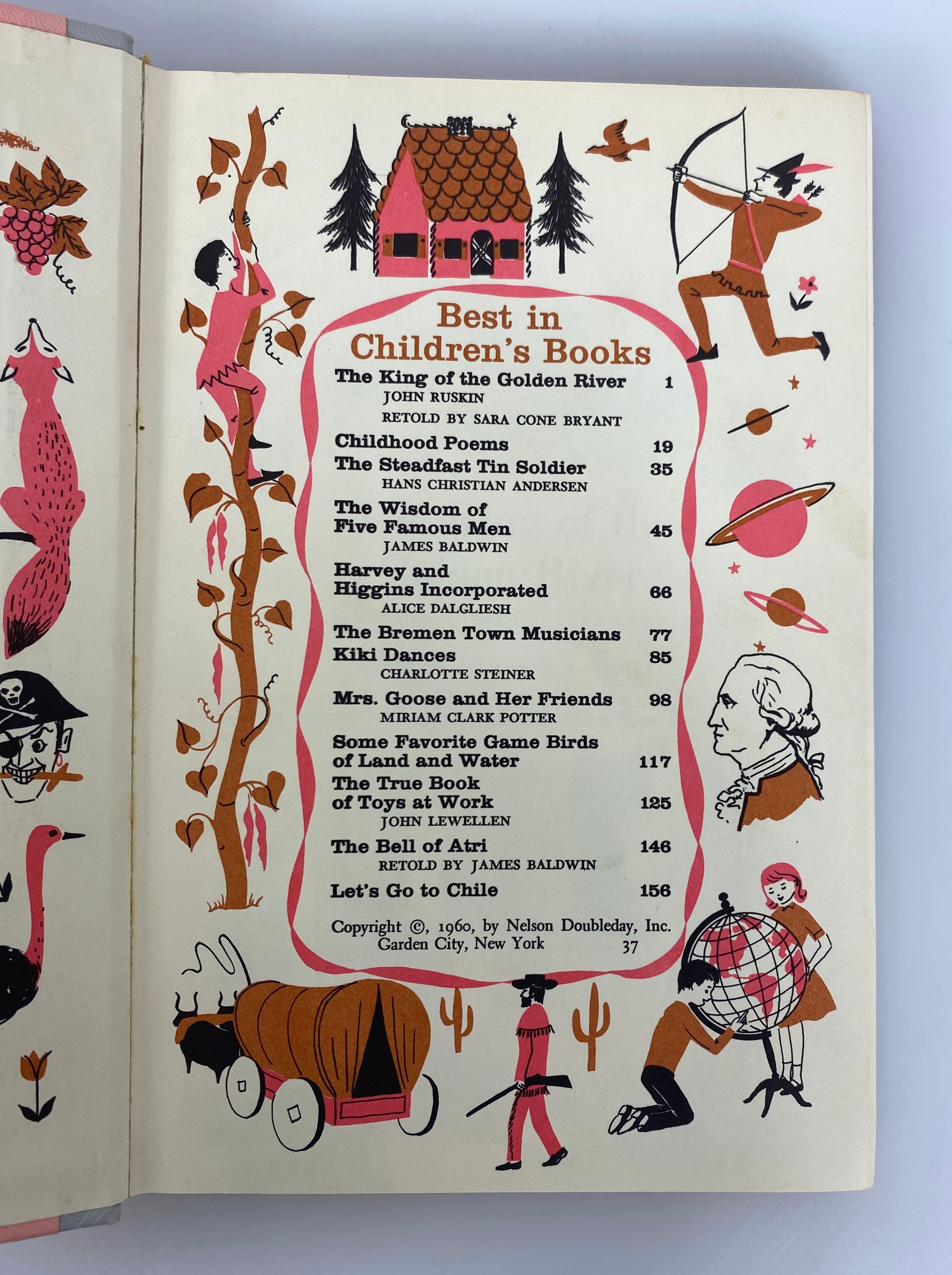 Lot of 7 Vintage "Best in Children's Books" 1957-63 HC DJ